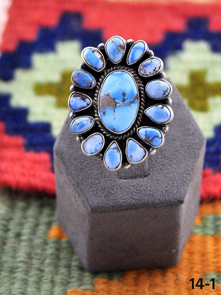Southwest Made Golden Hills Adjustable Ring