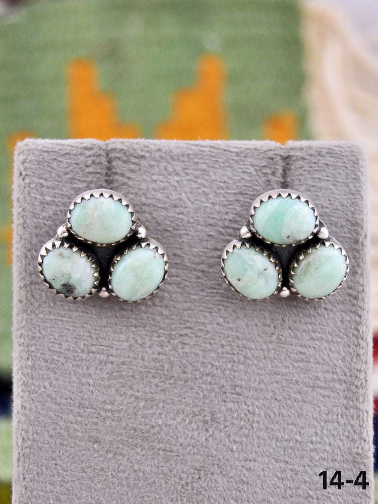 Southwest Made Paloma & Sterling Silver Post Earrings