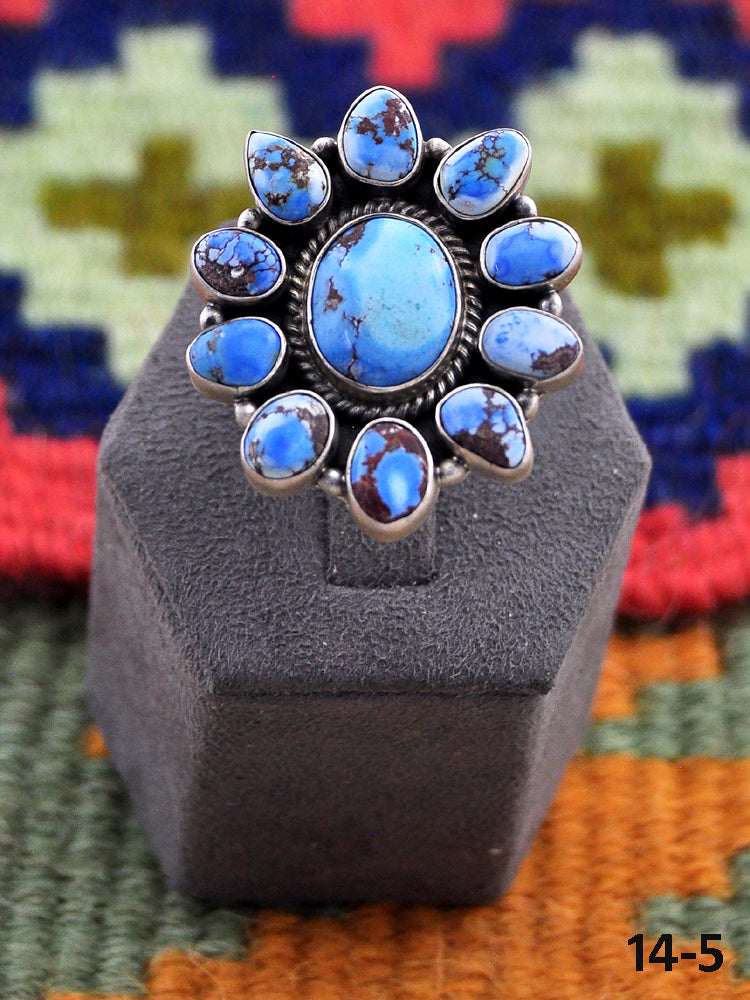 Southwest Made Golden Hills Adjustable Ring