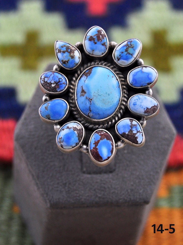 Southwest Made Golden Hills Adjustable Ring