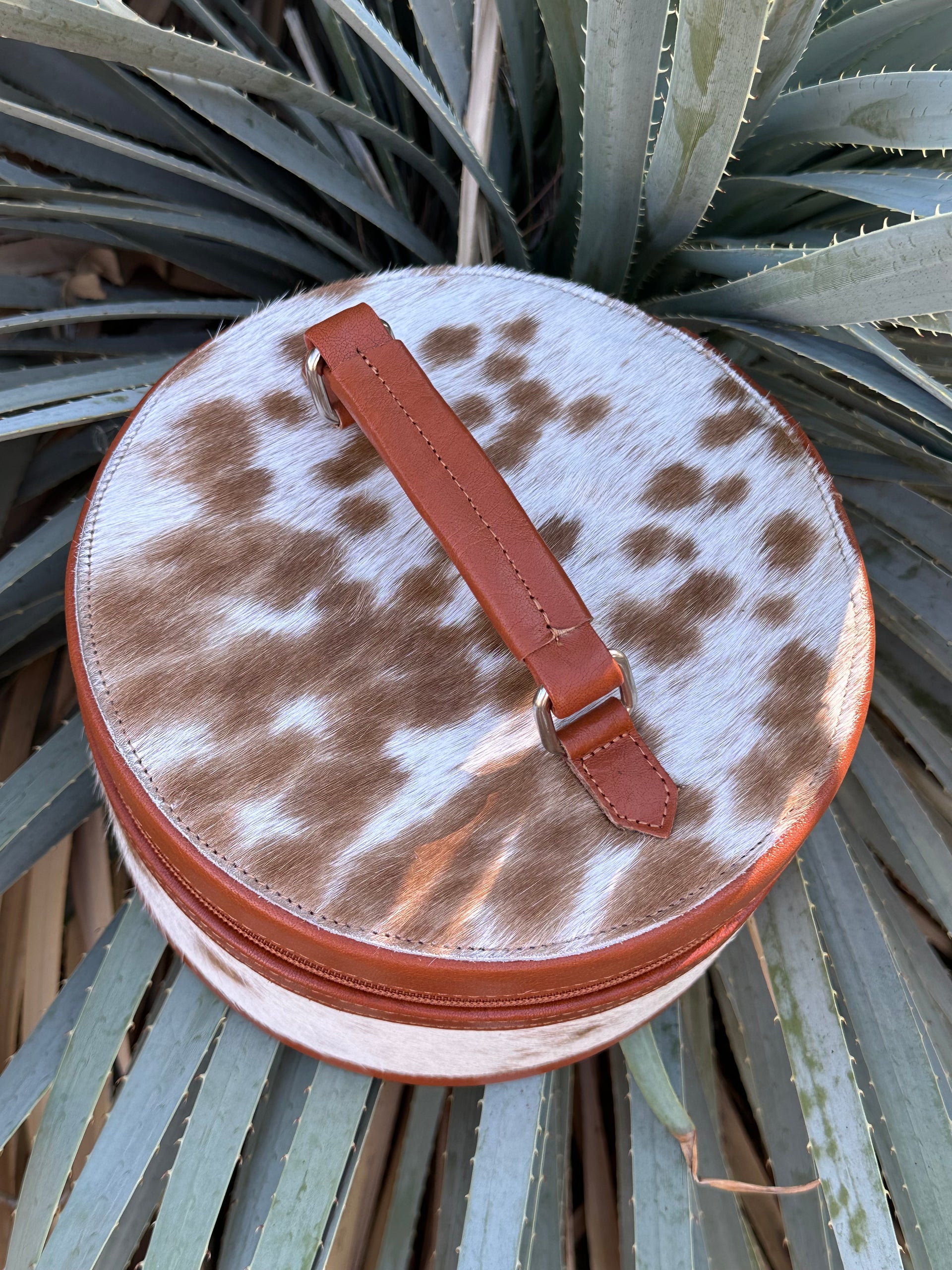 Genuine Leather & Cowhide Jewelry Box