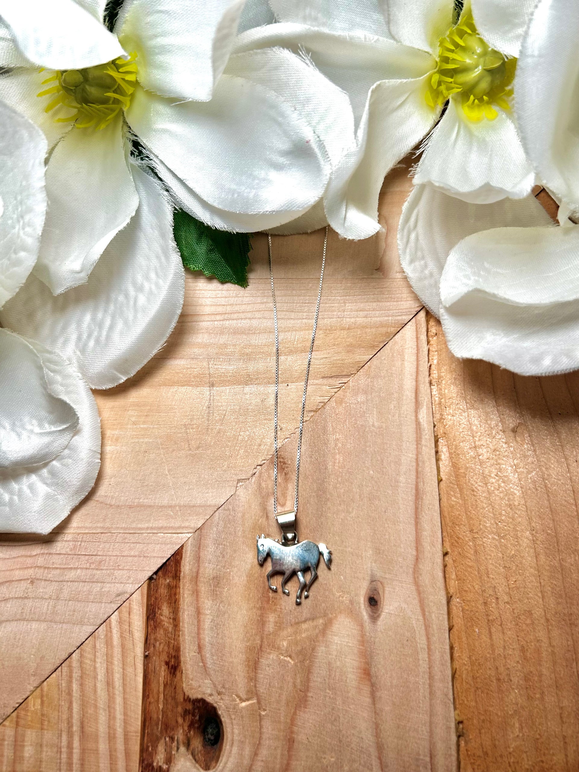 Navajo Made Sterling Silver Necklace