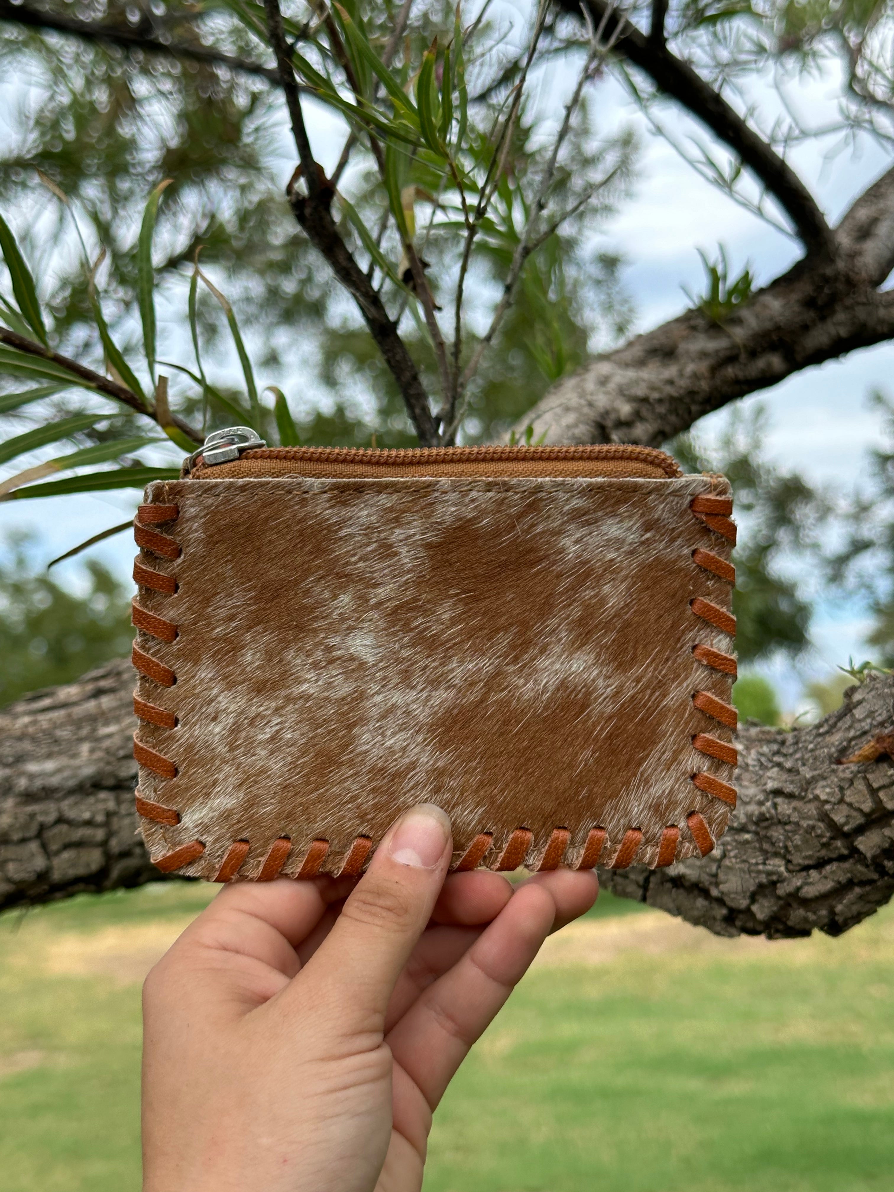 Genuine Leather Cowhide Coin Bag