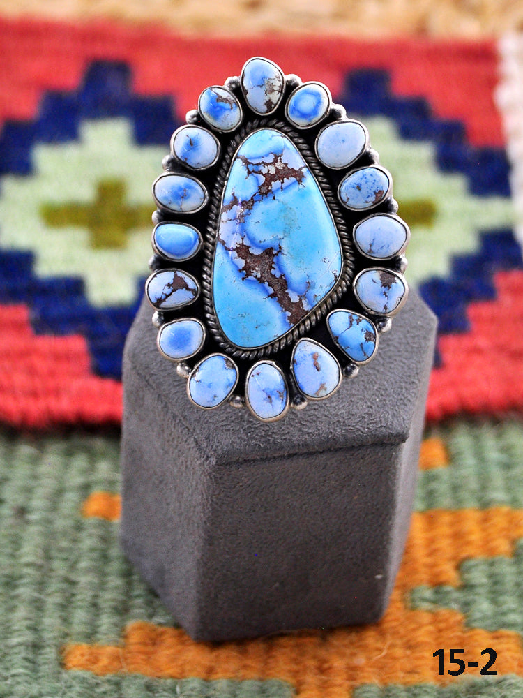 Southwest Made Golden Hills Adjustable Ring