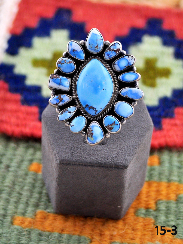 Southwest Made Golden Hills Adjustable Ring