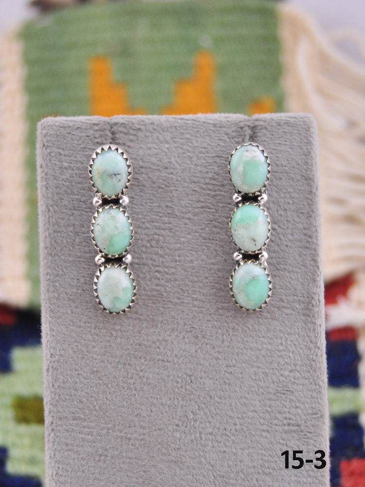 Southwest Made Paloma & Sterling Silver Post Earrings