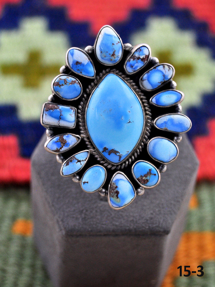 Southwest Made Golden Hills Adjustable Ring