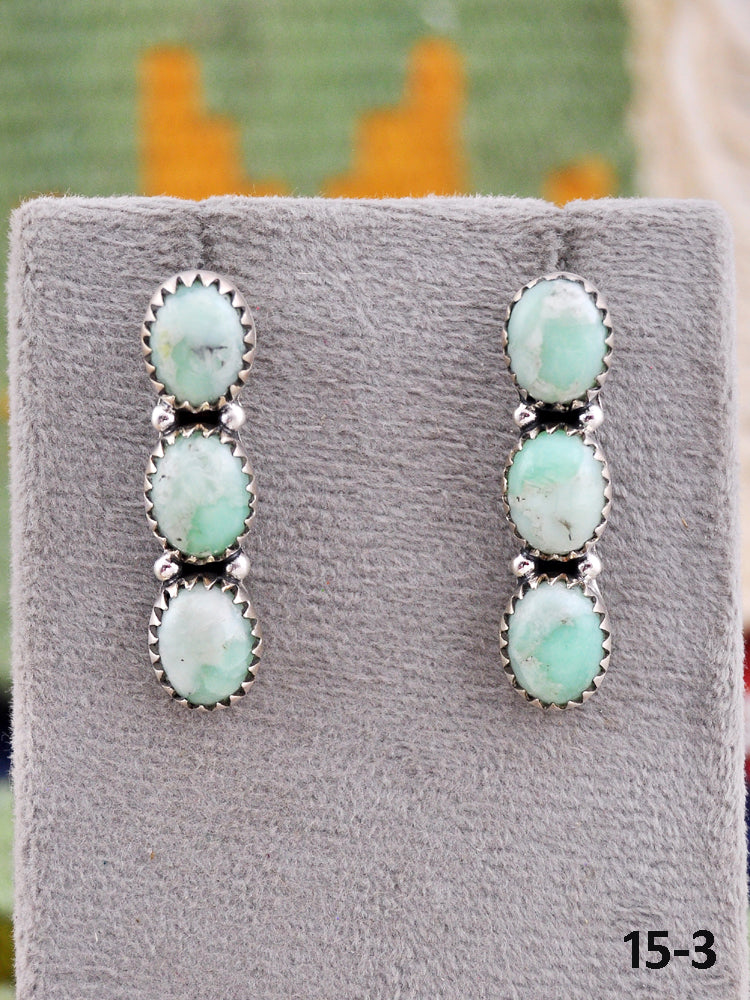 Southwest Made Paloma & Sterling Silver Post Earrings