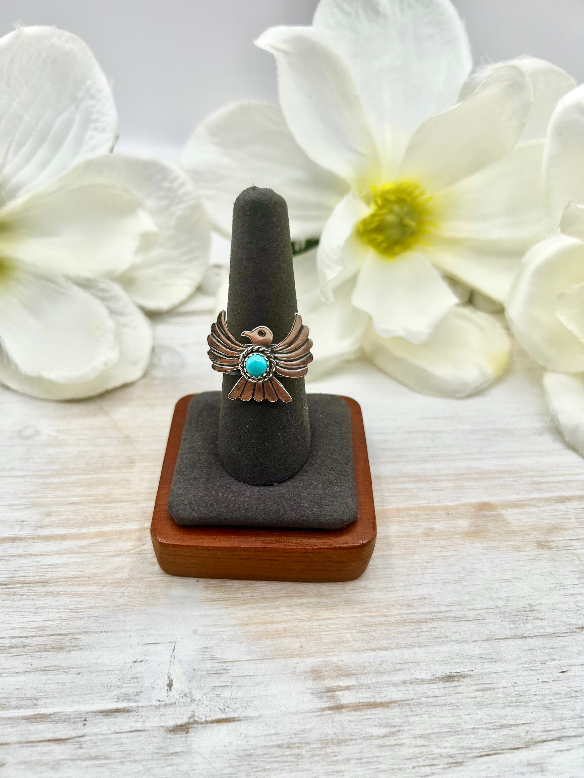 Dalange Reeves Kingman Turquoise & Sterling Silver Ring