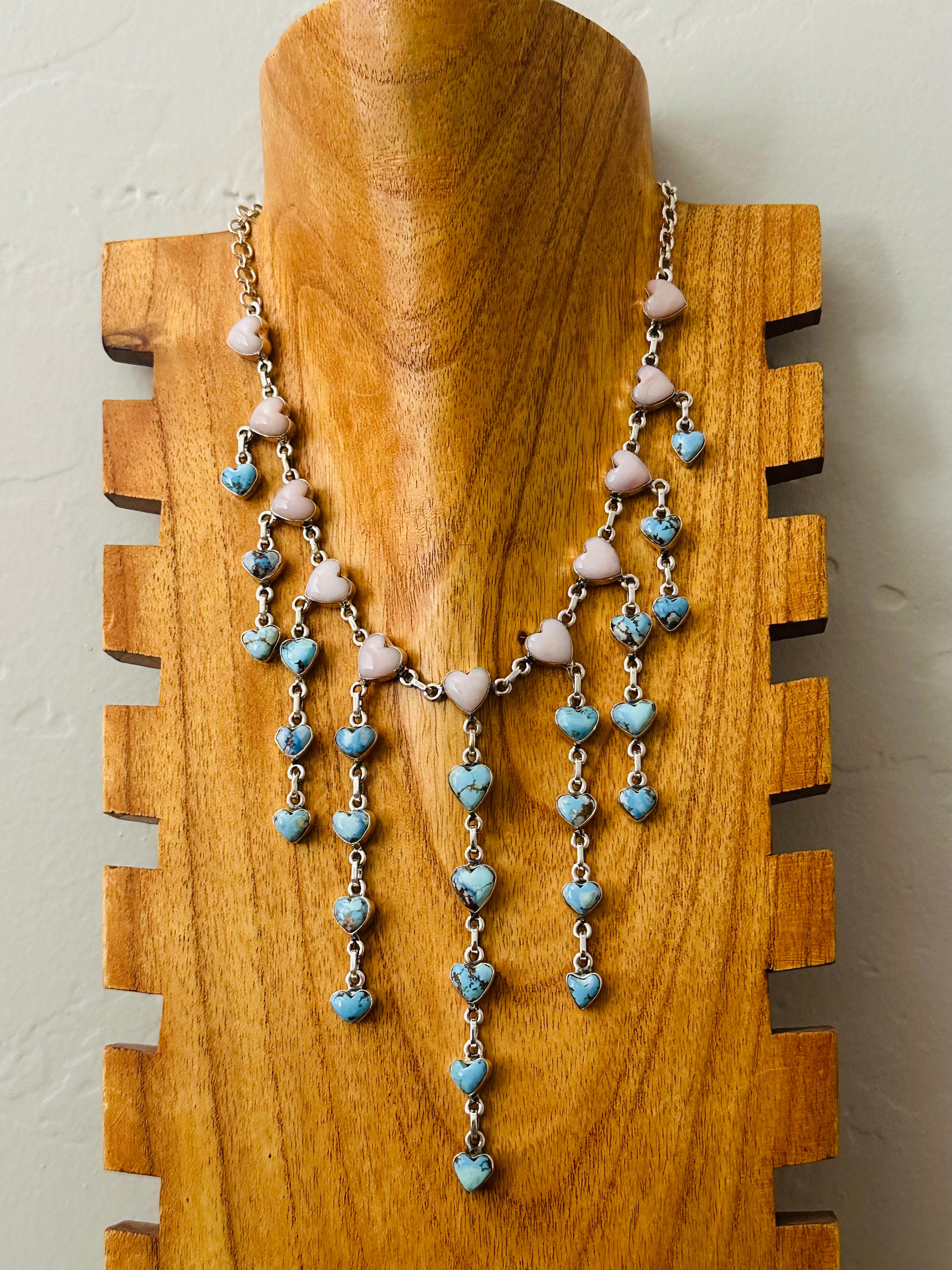 Southwest Made Multi Stone & Sterling Silver Necklace