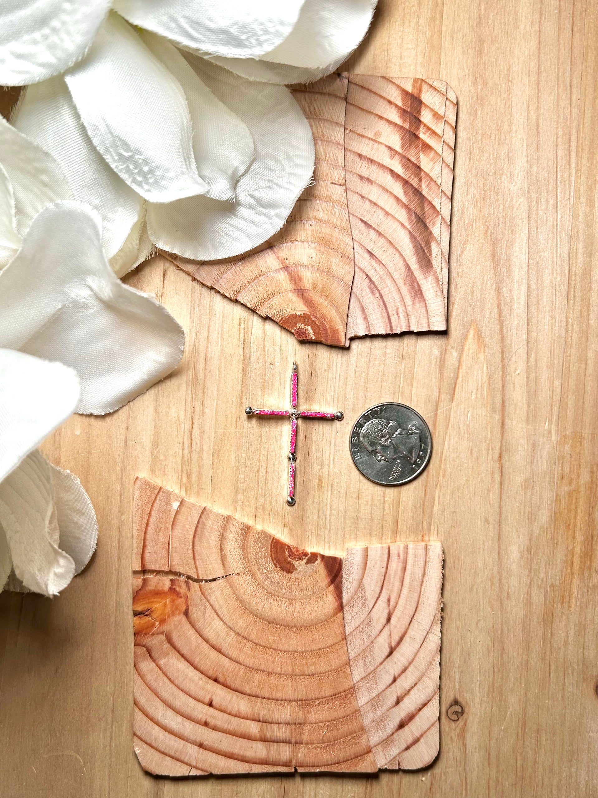 Zuni Made Opal & Sterling Silver Pendant