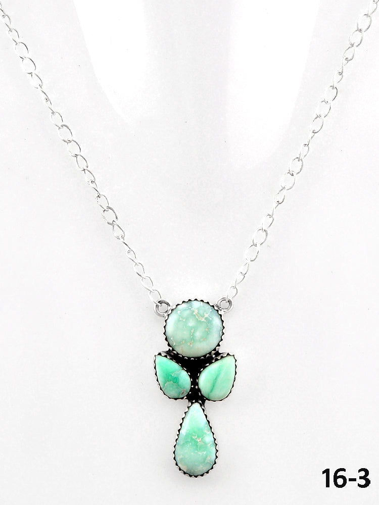 Southwest Made Paloma & Sterling Silver Necklace