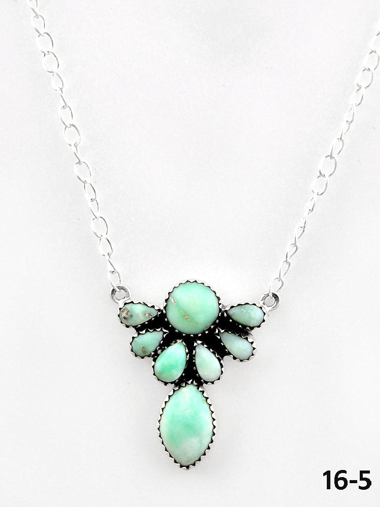 Southwest Made Paloma & Sterling Silver Necklace