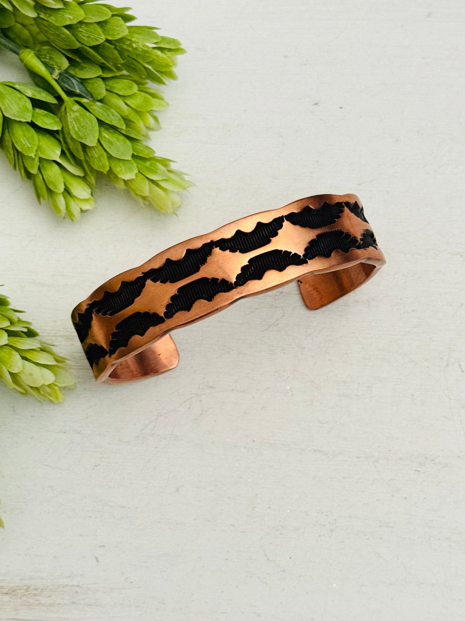 Jerold Tahe Copper Cuff Bracelet
