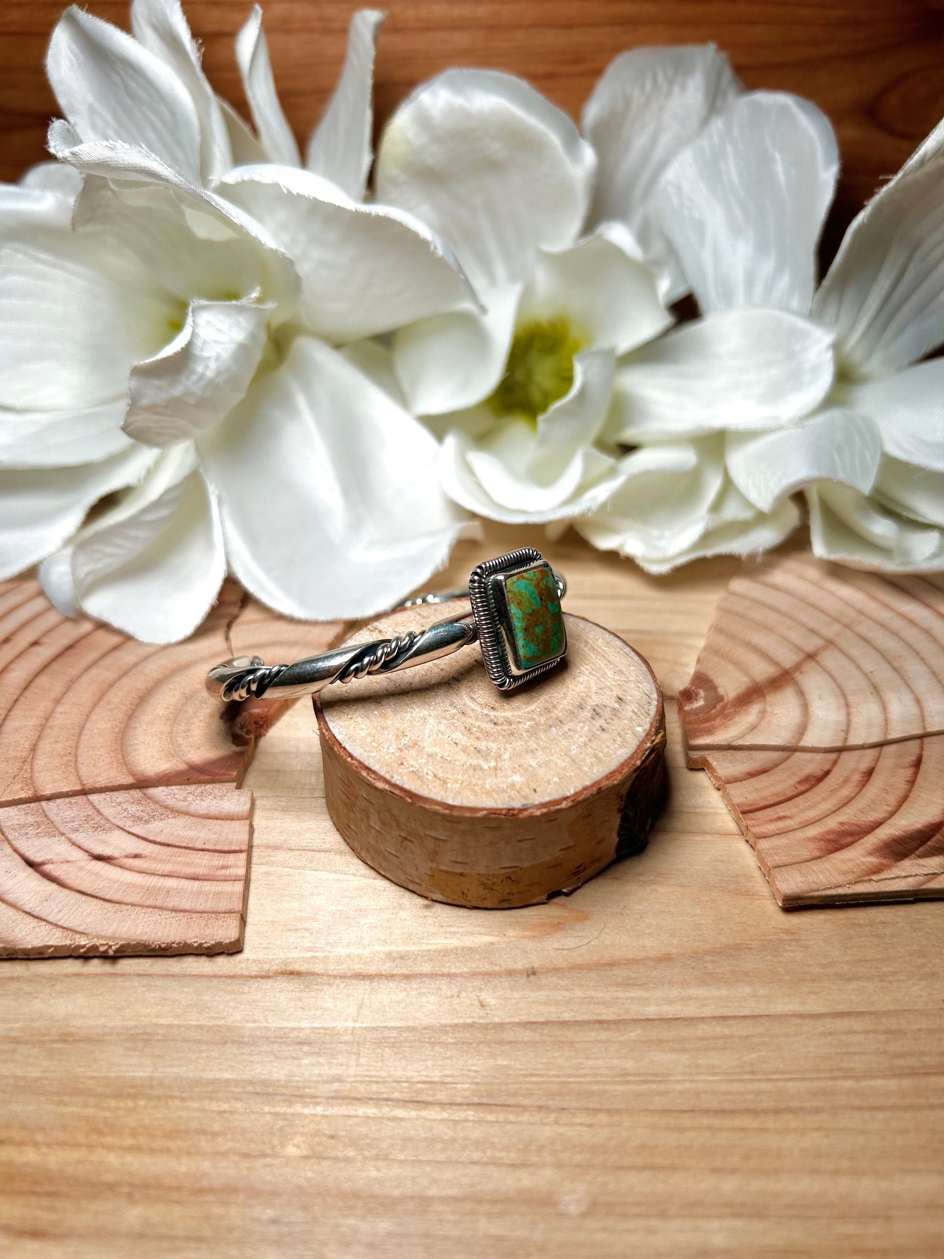 Wydell Billie Kingman Turquoise & Sterling Silver Cuff Bracelet