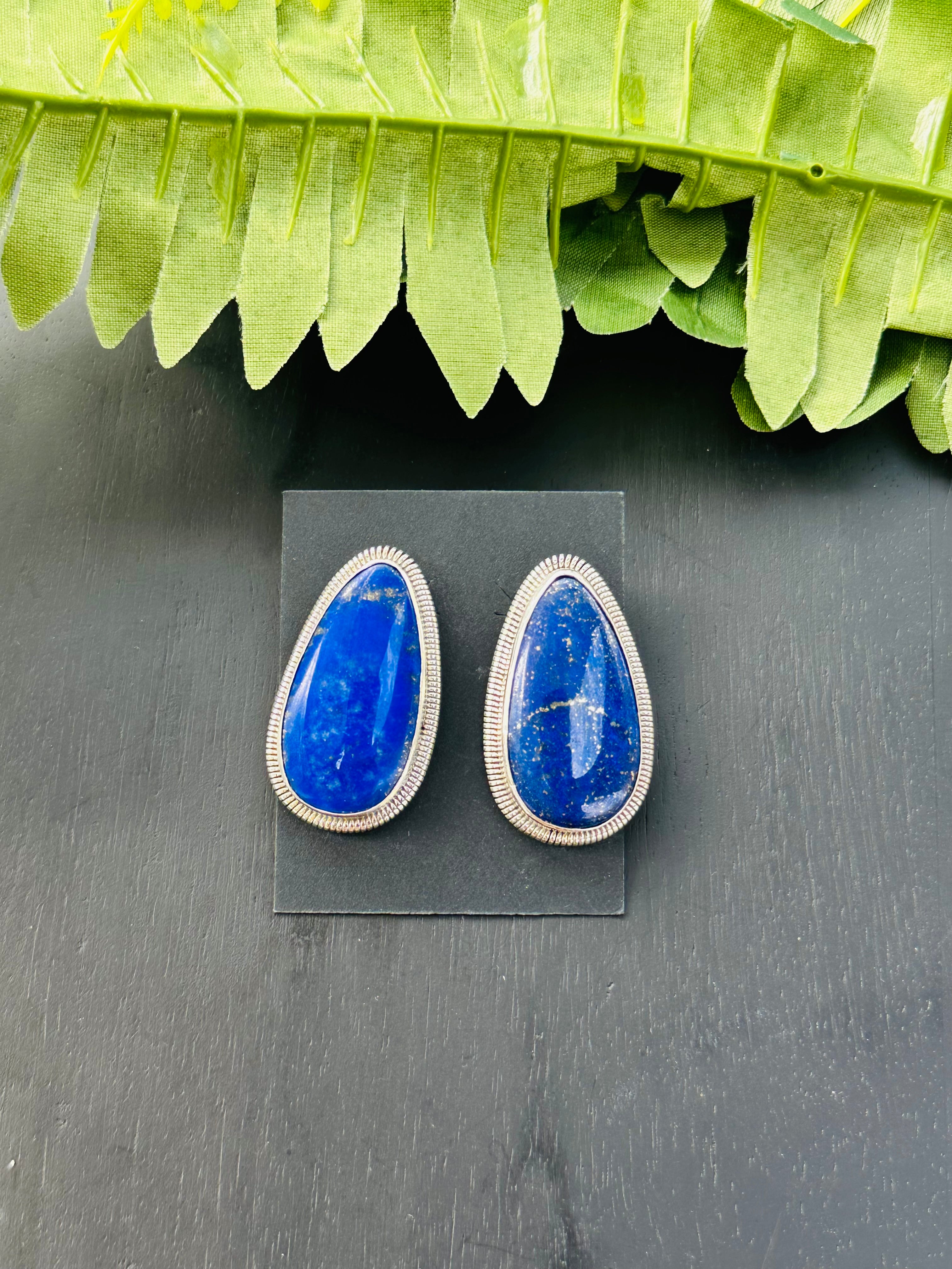 Wydell Billie Lapis & Sterling Silver Earrings