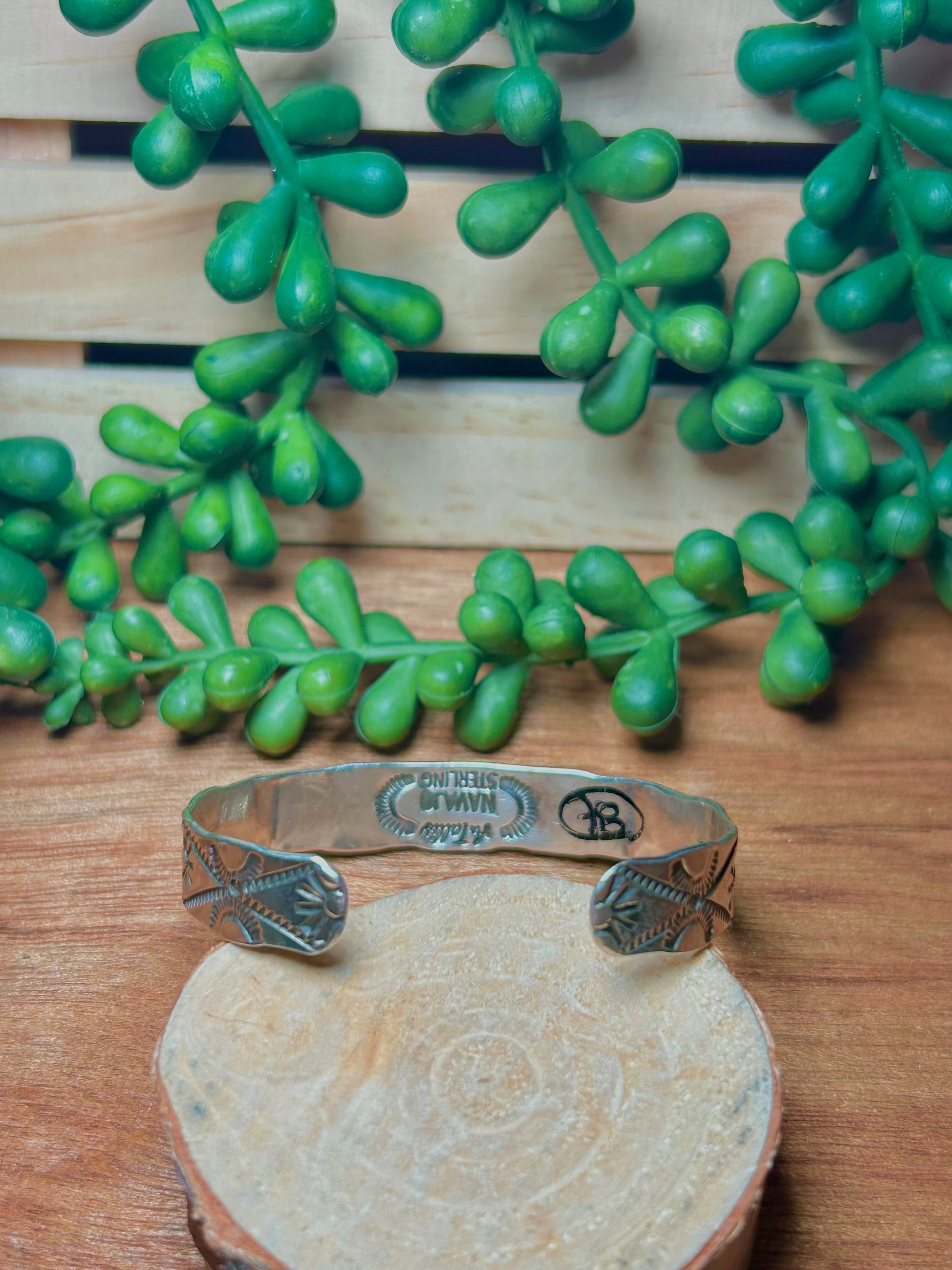 Aarlon Ellis Golden Hill Turquoise & Sterling Silver Cuff Bracelet