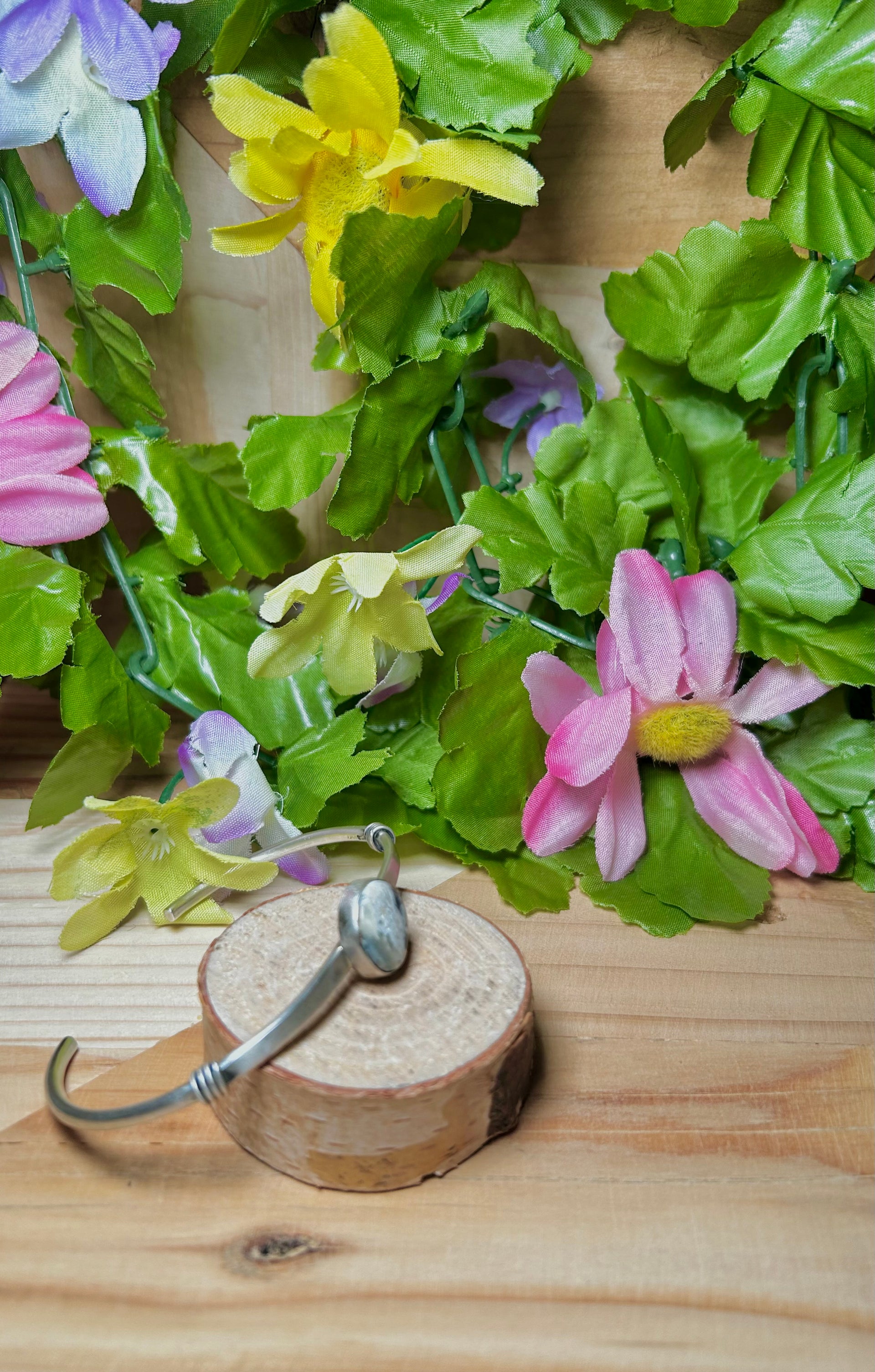 Navajo Made White Buffalo & Sterling Silver Cuff Bracelet