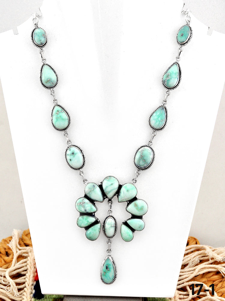 Southwest Made Paloma & Sterling Silver Naja Necklace
