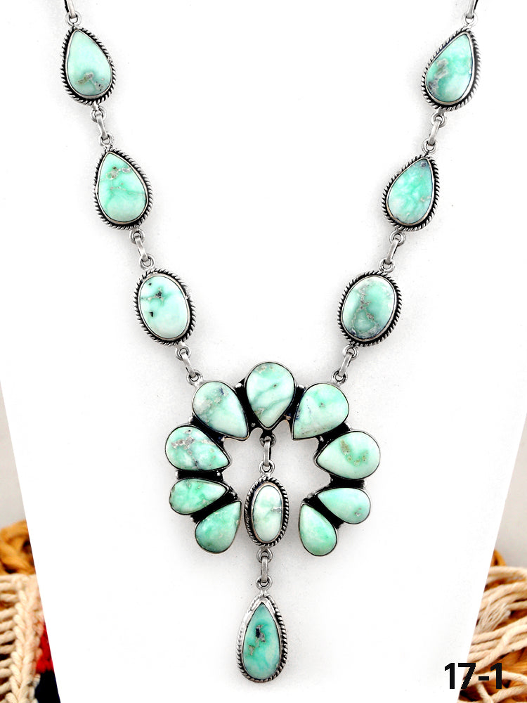Southwest Made Paloma & Sterling Silver Naja Necklace