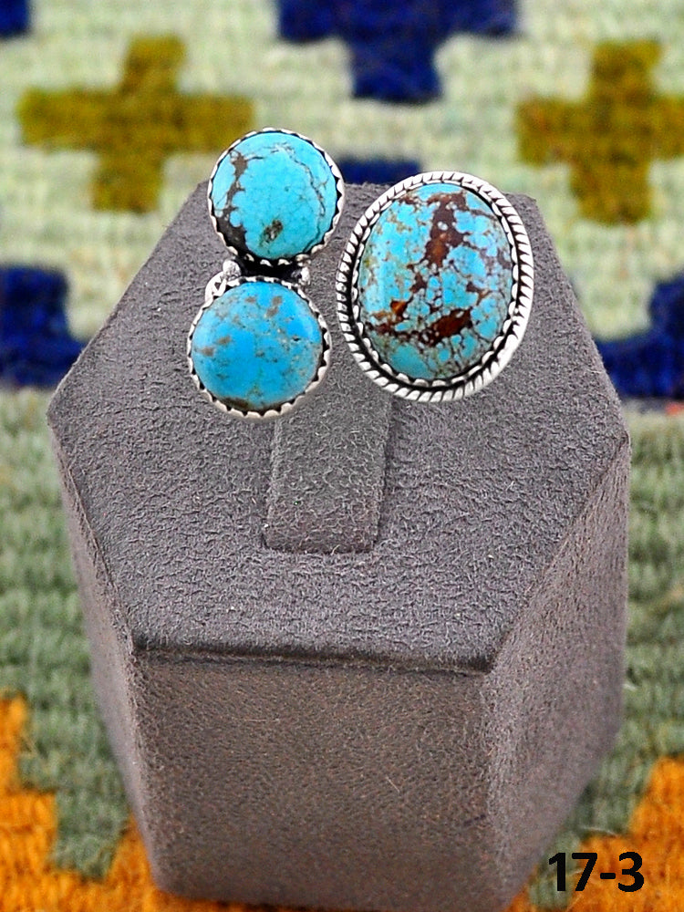 Southwest Handmade Number 8 & Sterling Silver Ring