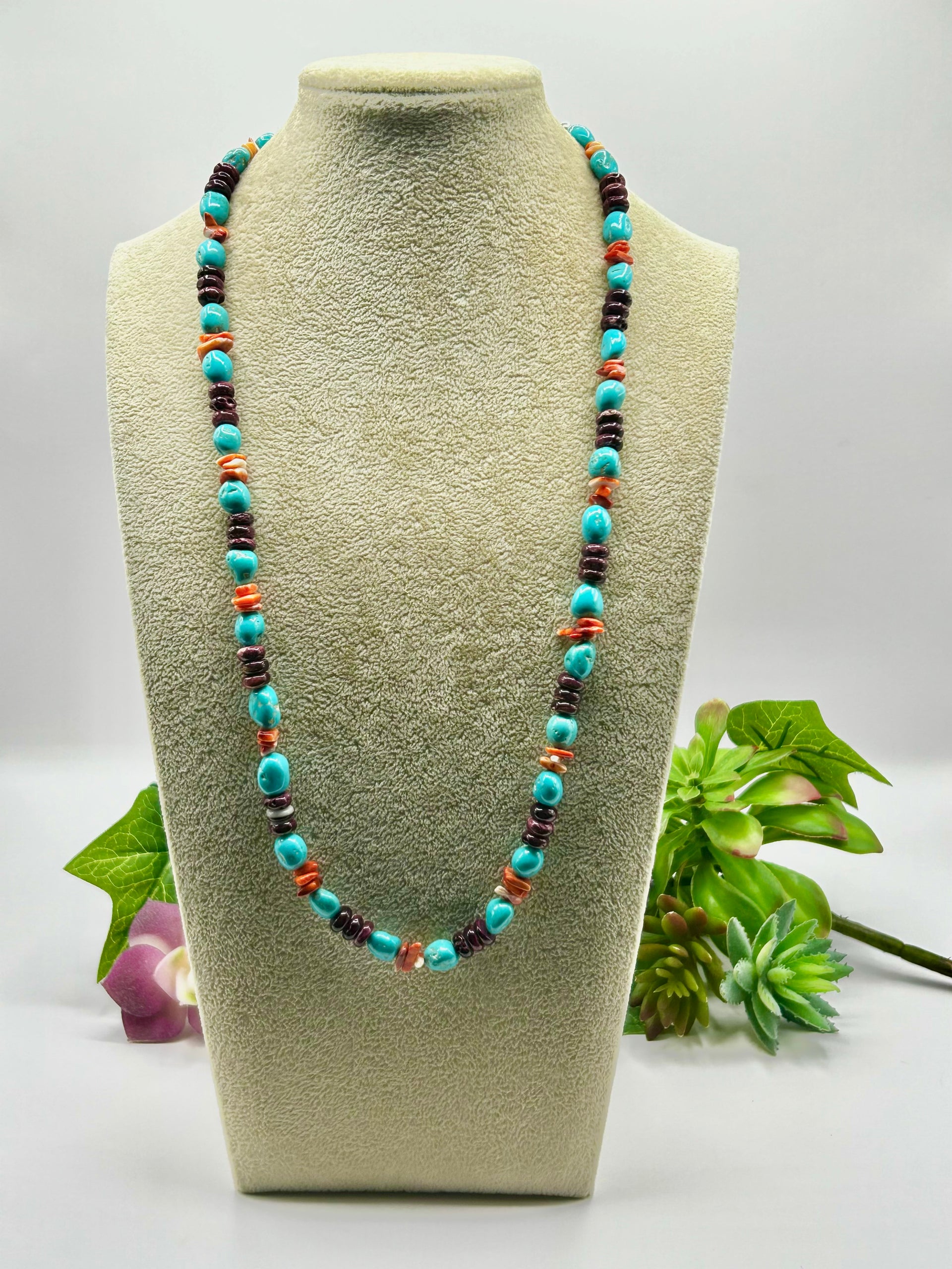 Navajo Made Multi Stone Necklace