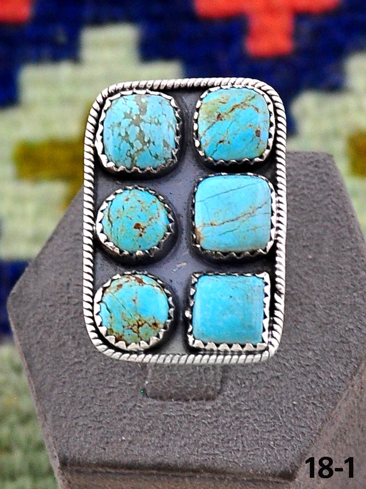Southwest Handmade Number 8 & Sterling Silver Ring