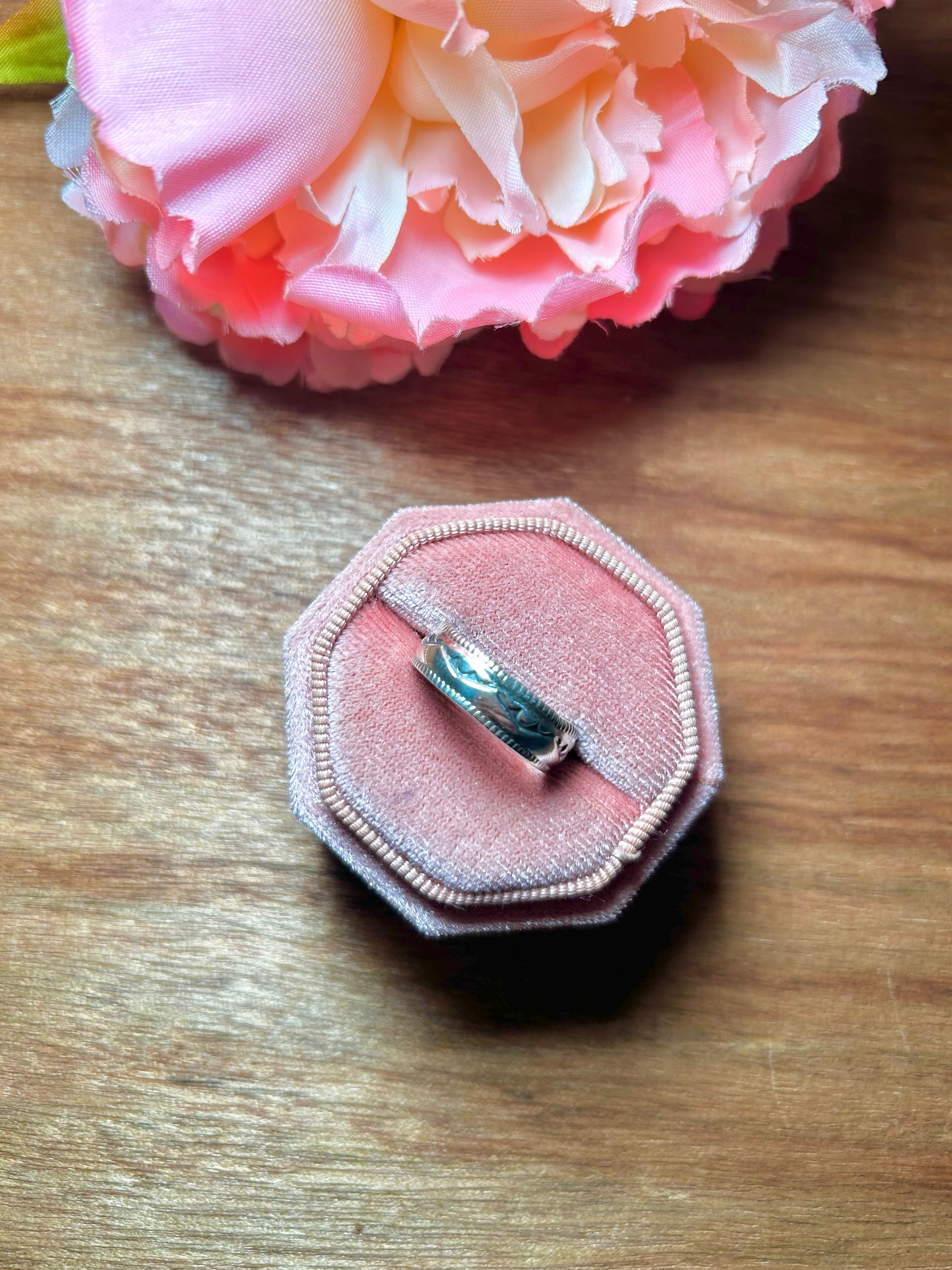 Navajo Made Sterling Silver Ring Size 8