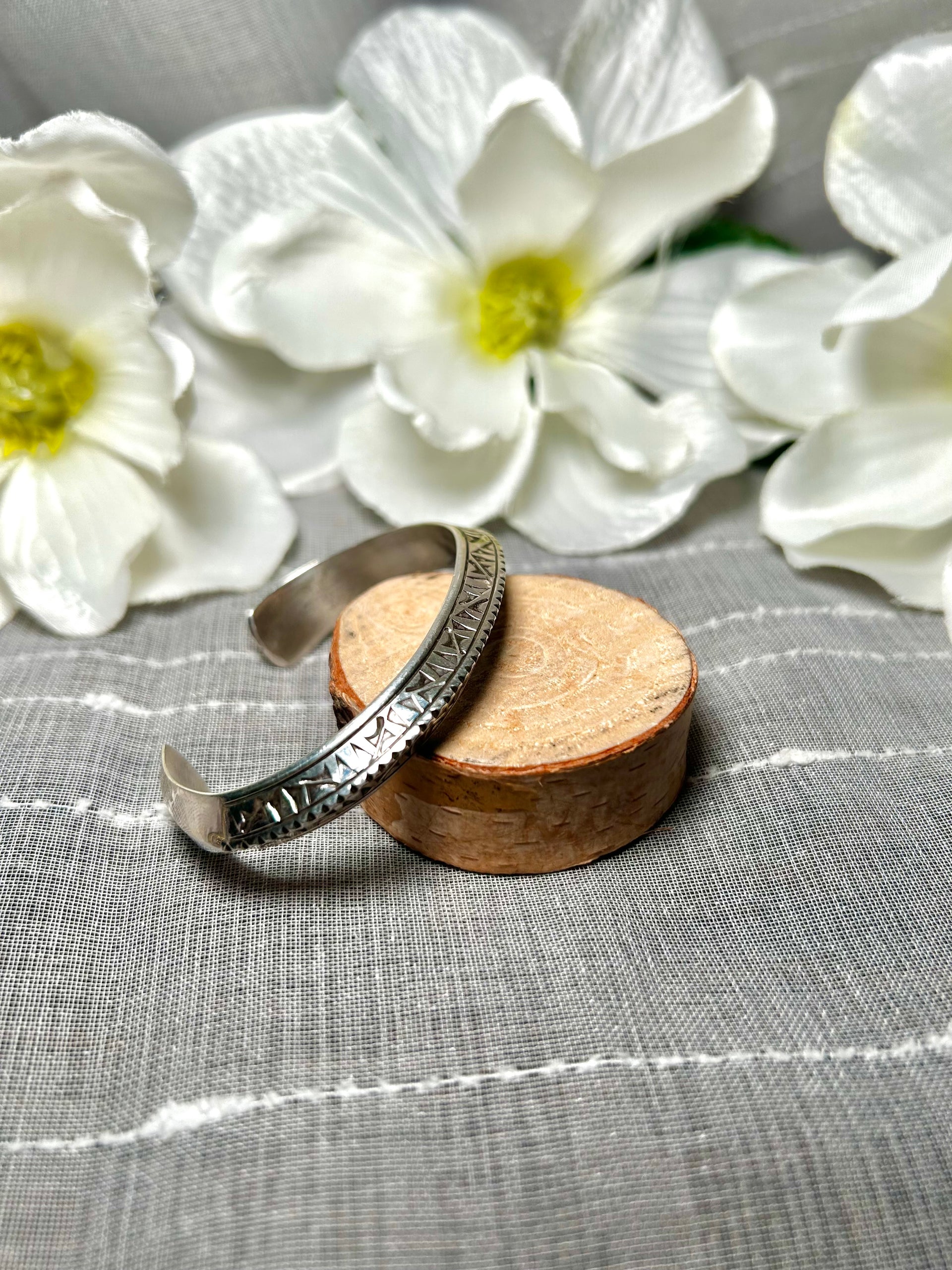 Wylie Secatero Sterling Silver Cuff Bracelet