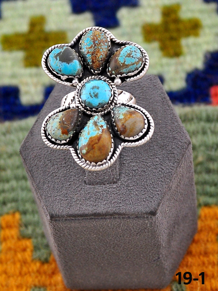 Southwest Handmade Number 8 & Sterling Silver Ring