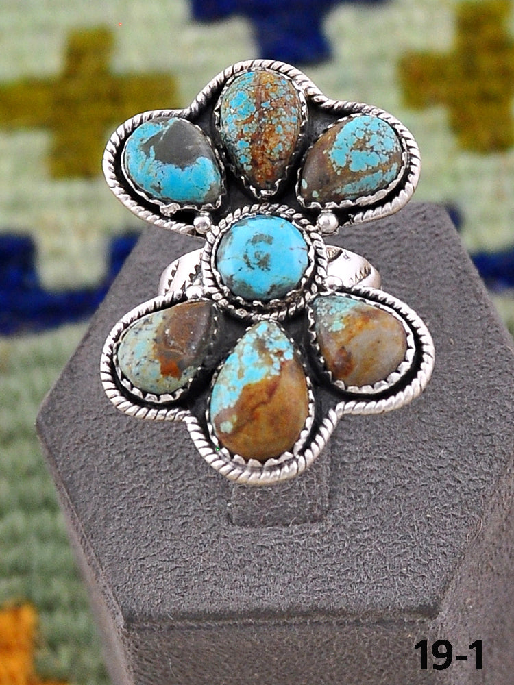 Southwest Handmade Number 8 & Sterling Silver Ring
