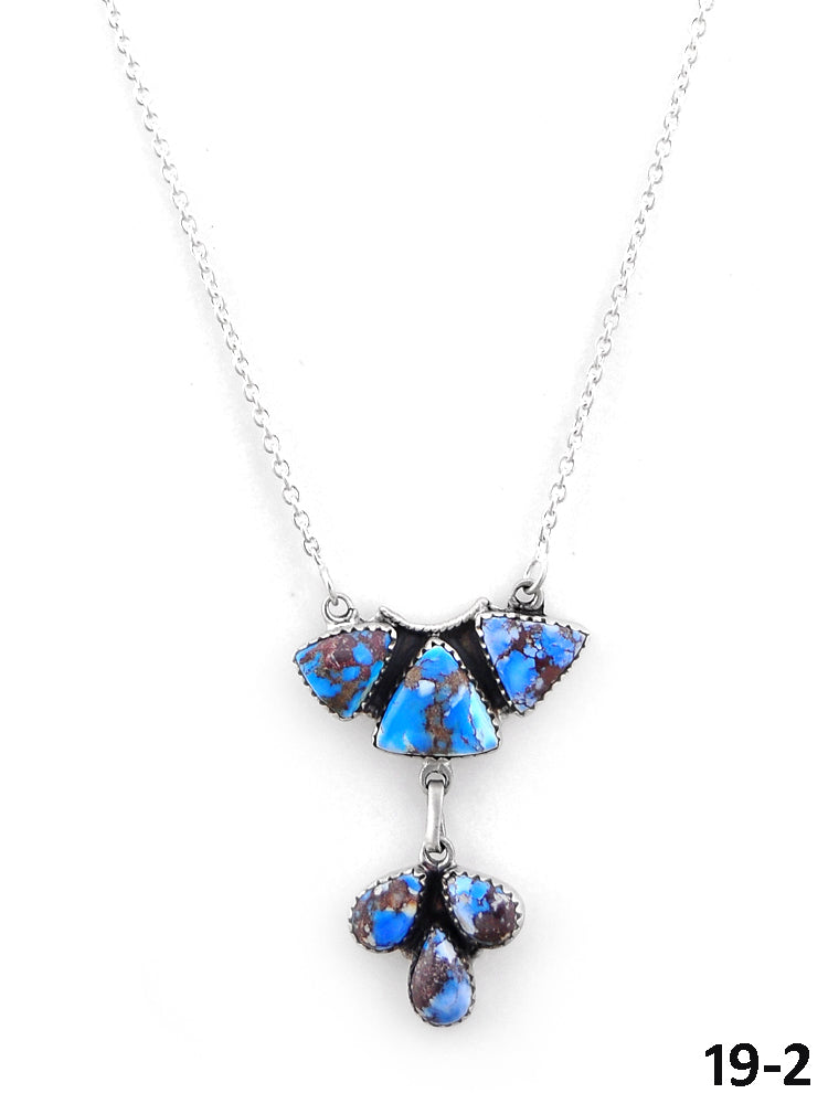 Southwest Handmade Golden Hills & Sterling Silver Necklace