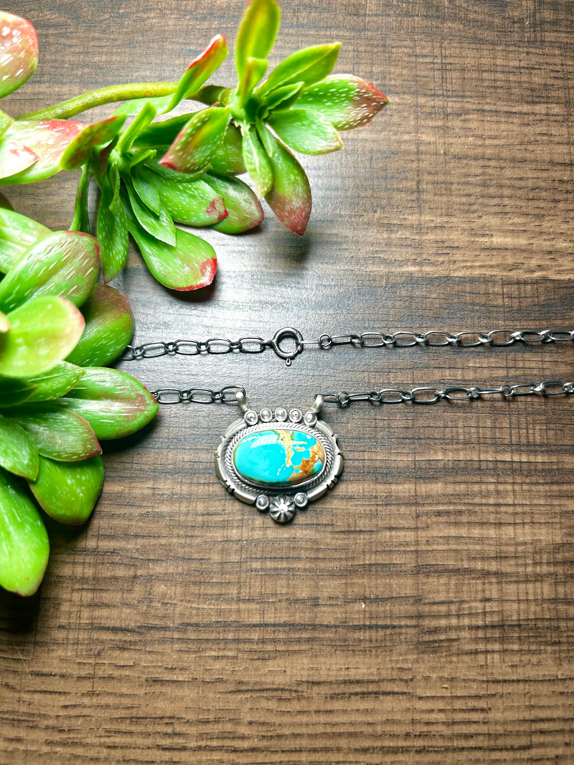 Daniel Bepally Sonoran Mountain Turquoise & Sterling Silver Necklace