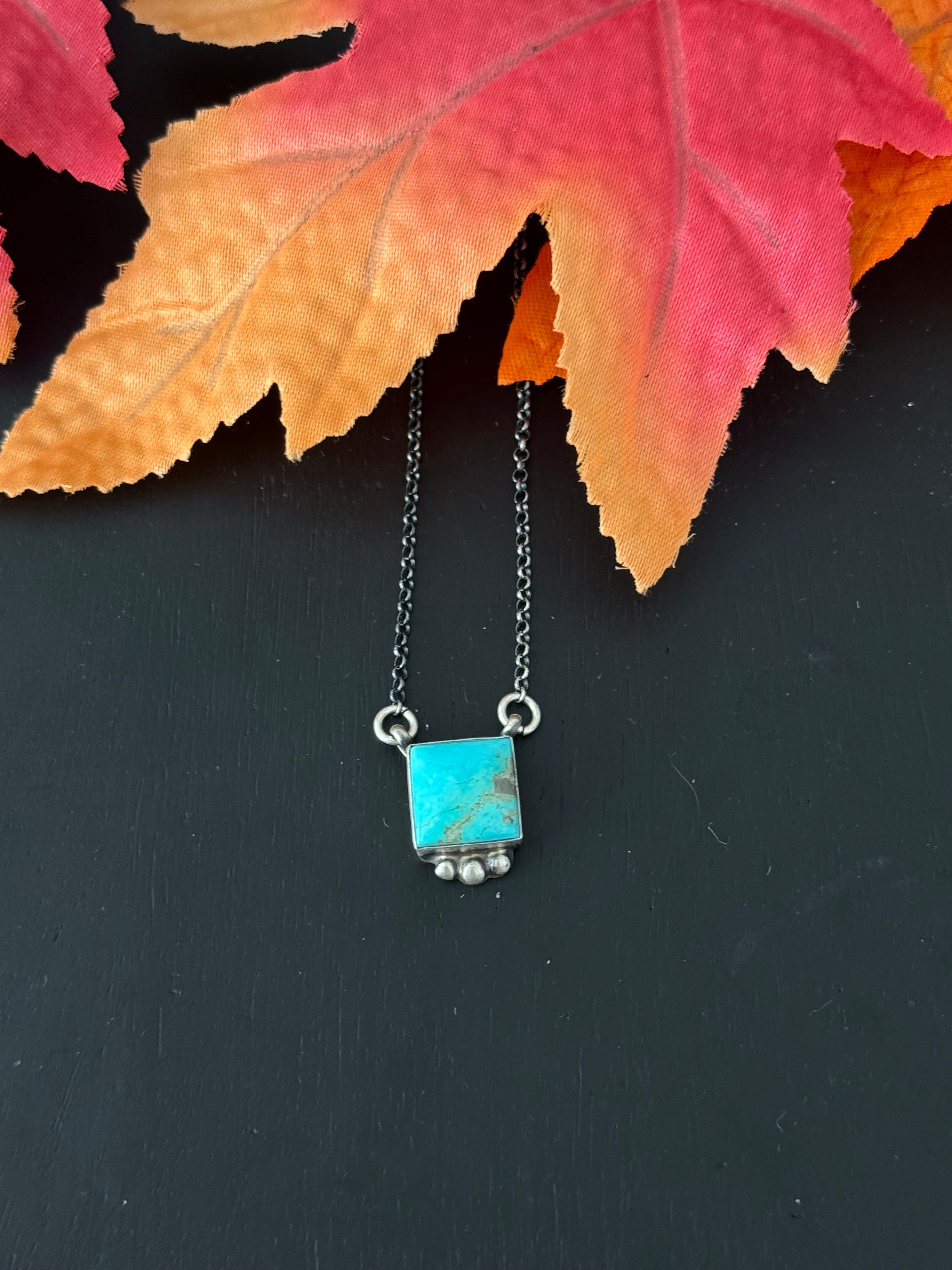 Sheryl Kee Kingman Turquoise & Sterling Silver Necklace