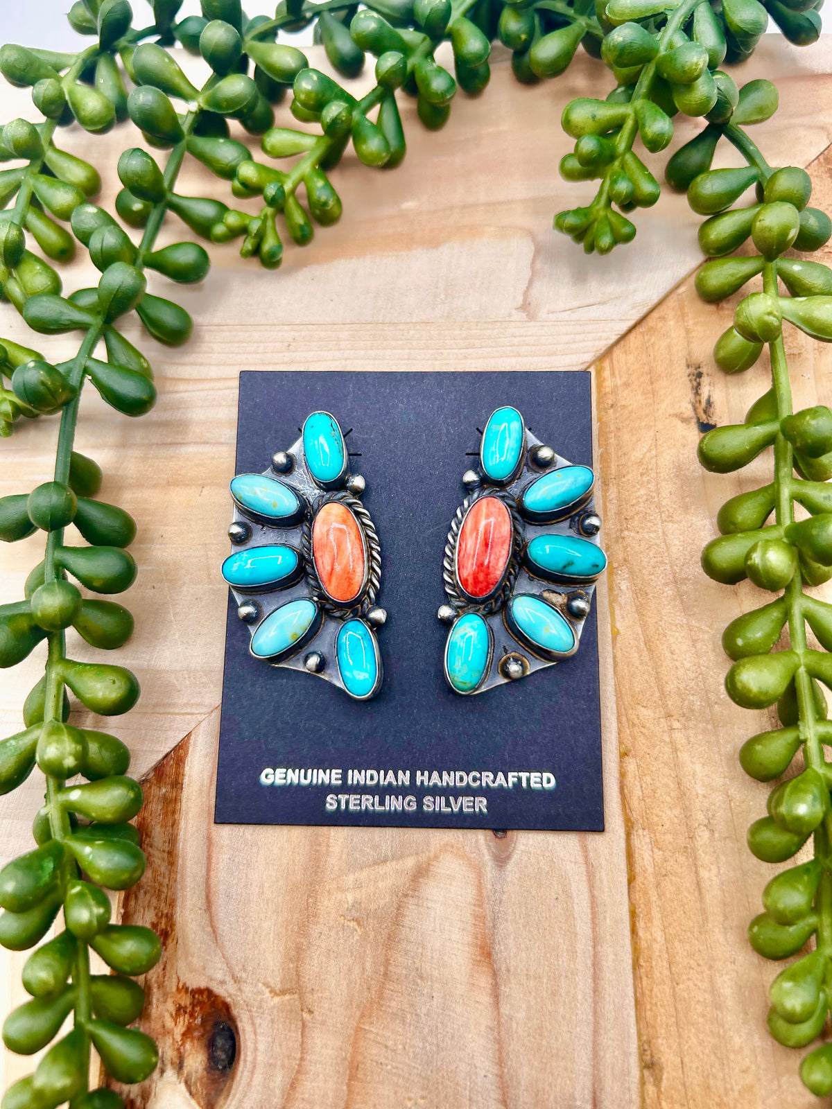 Aldora Henry Multi Stone & Sterling Silver Post Earrings