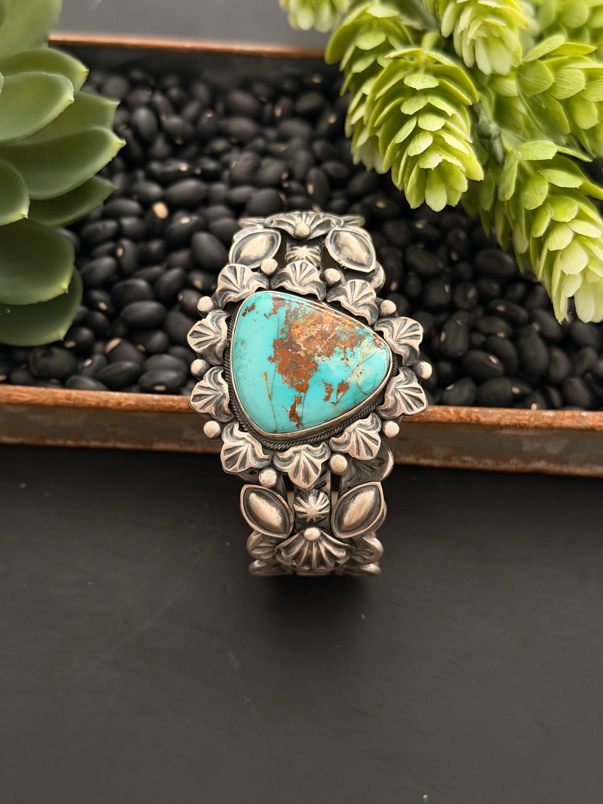 Randy Boyd Royston Turquoise & Sterling Silver Cuff Bracelet