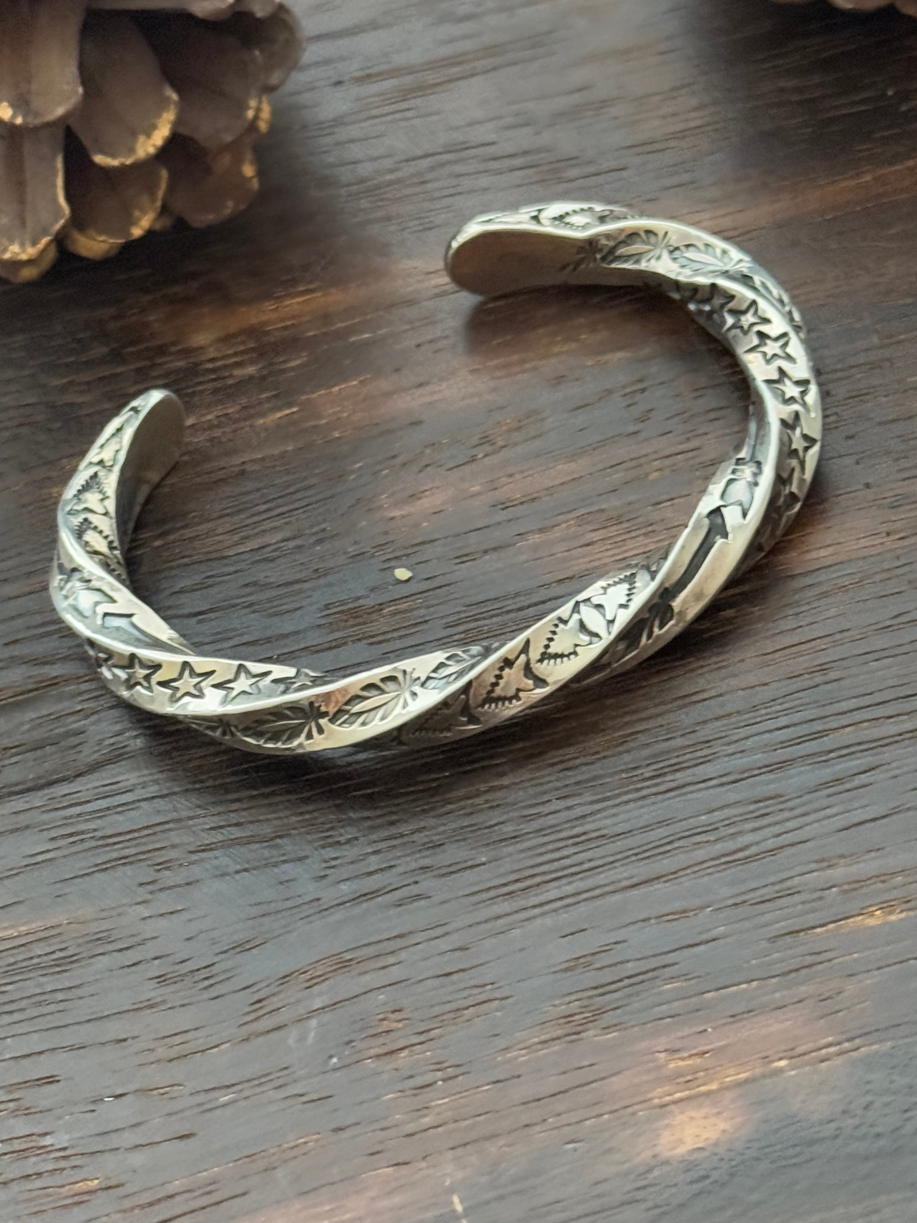 Sunshine Reeves Sterling Silver Cuff Bracelet