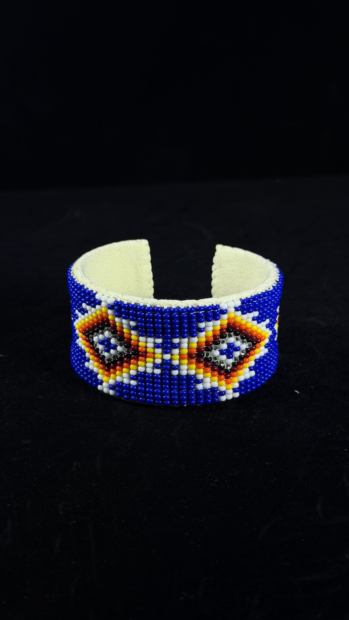 Navajo Made Beaded Cuff Bracelet