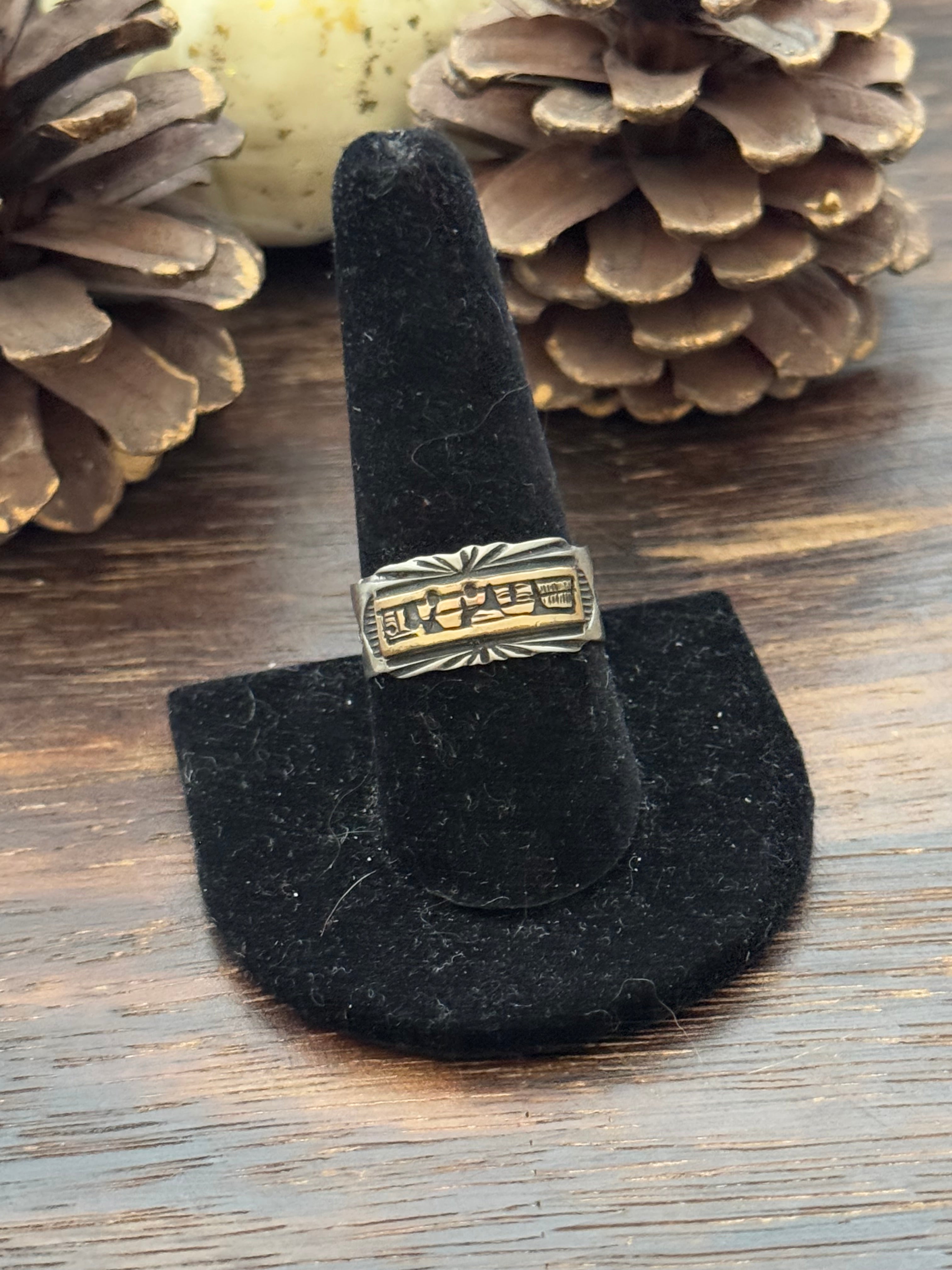 Navajo Made Sterling Silver Ring