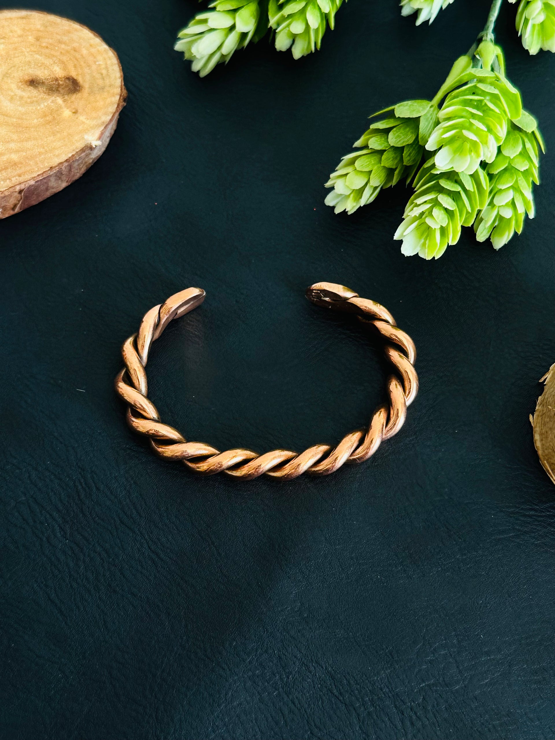 Navajo Made Copper Cuff Bracelet