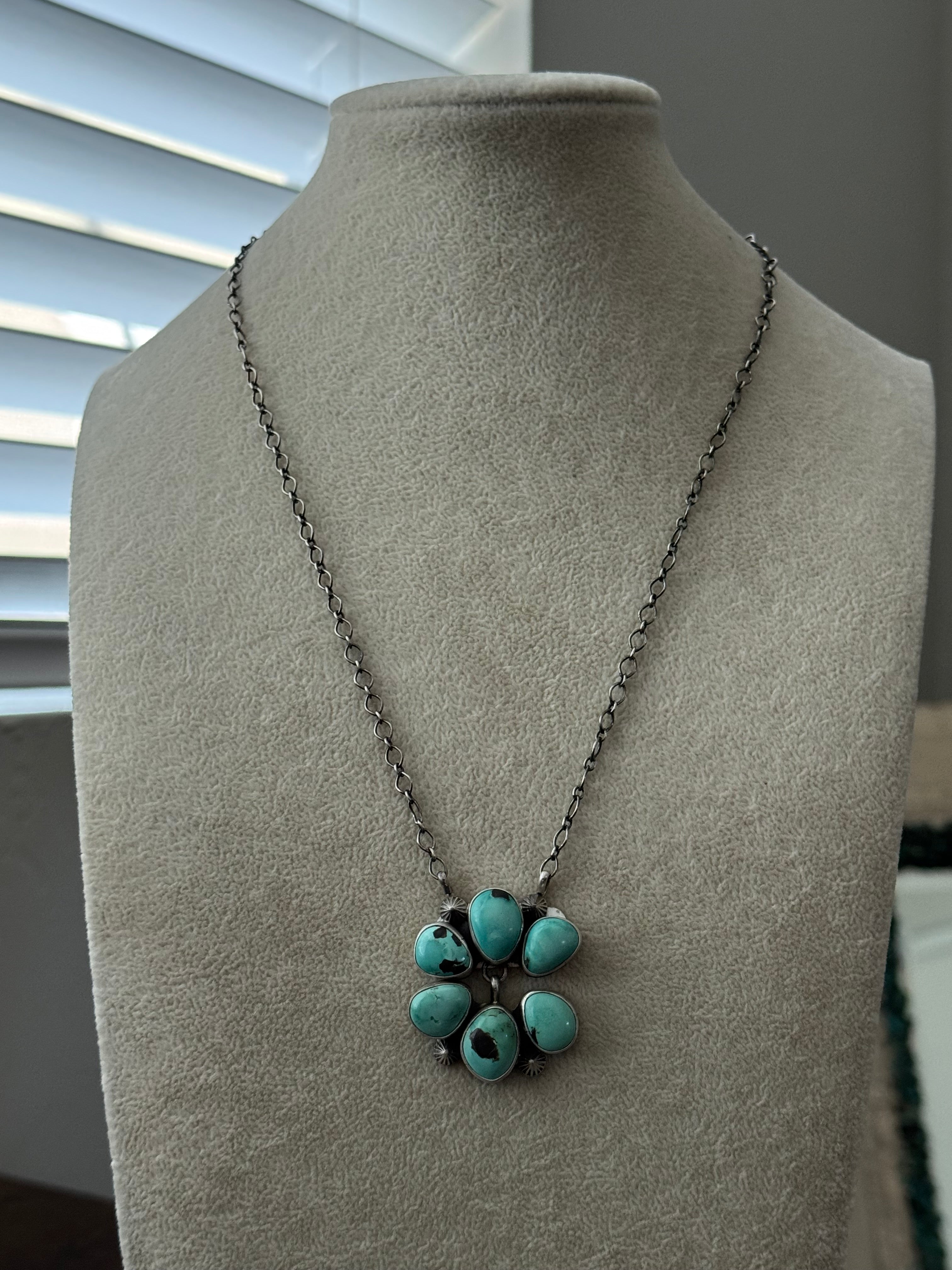 Timothy Yazzie Royston Turquoise & Sterling Silver Necklace