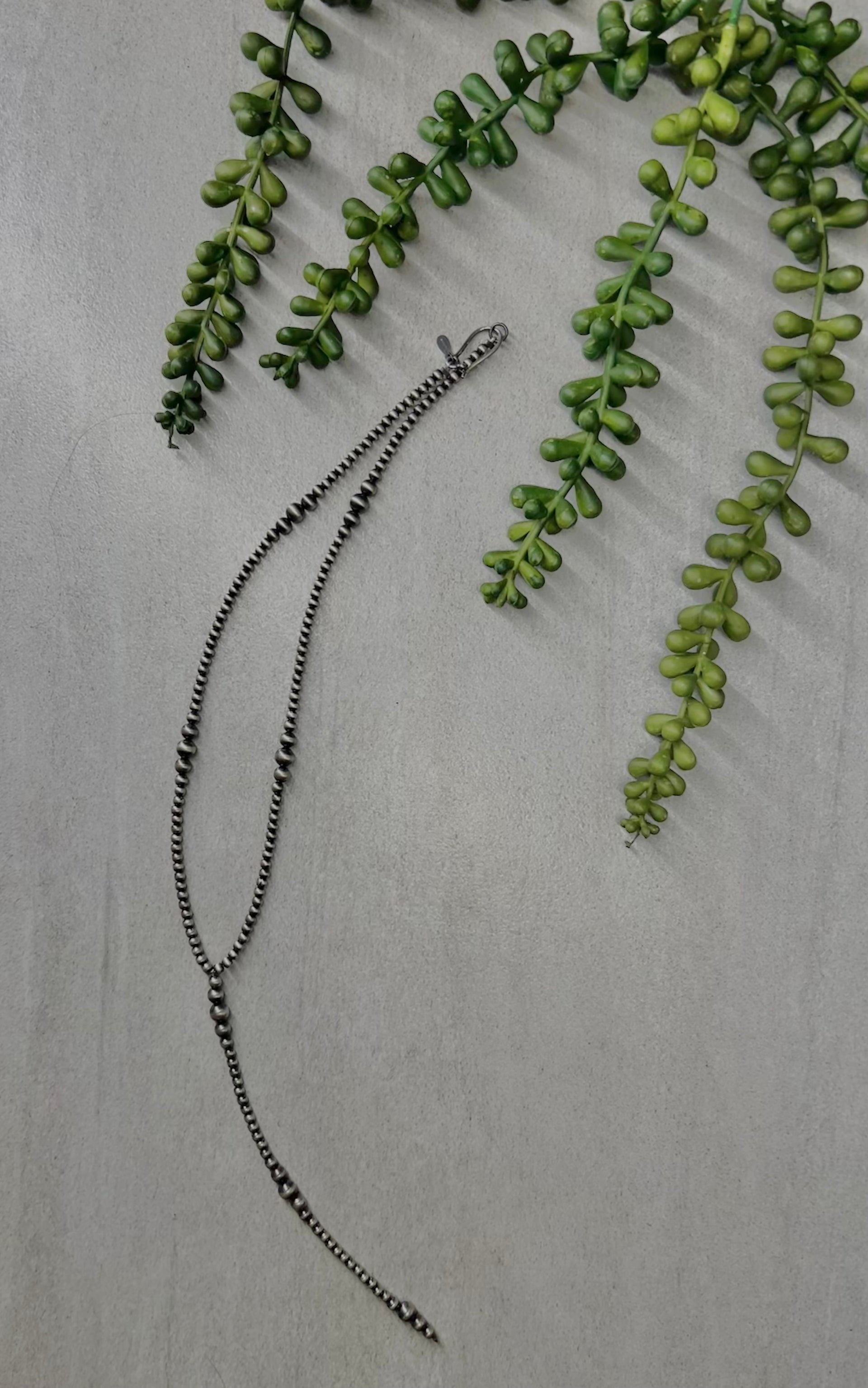 Southwest Made Sterling Sliver Pearl Necklace