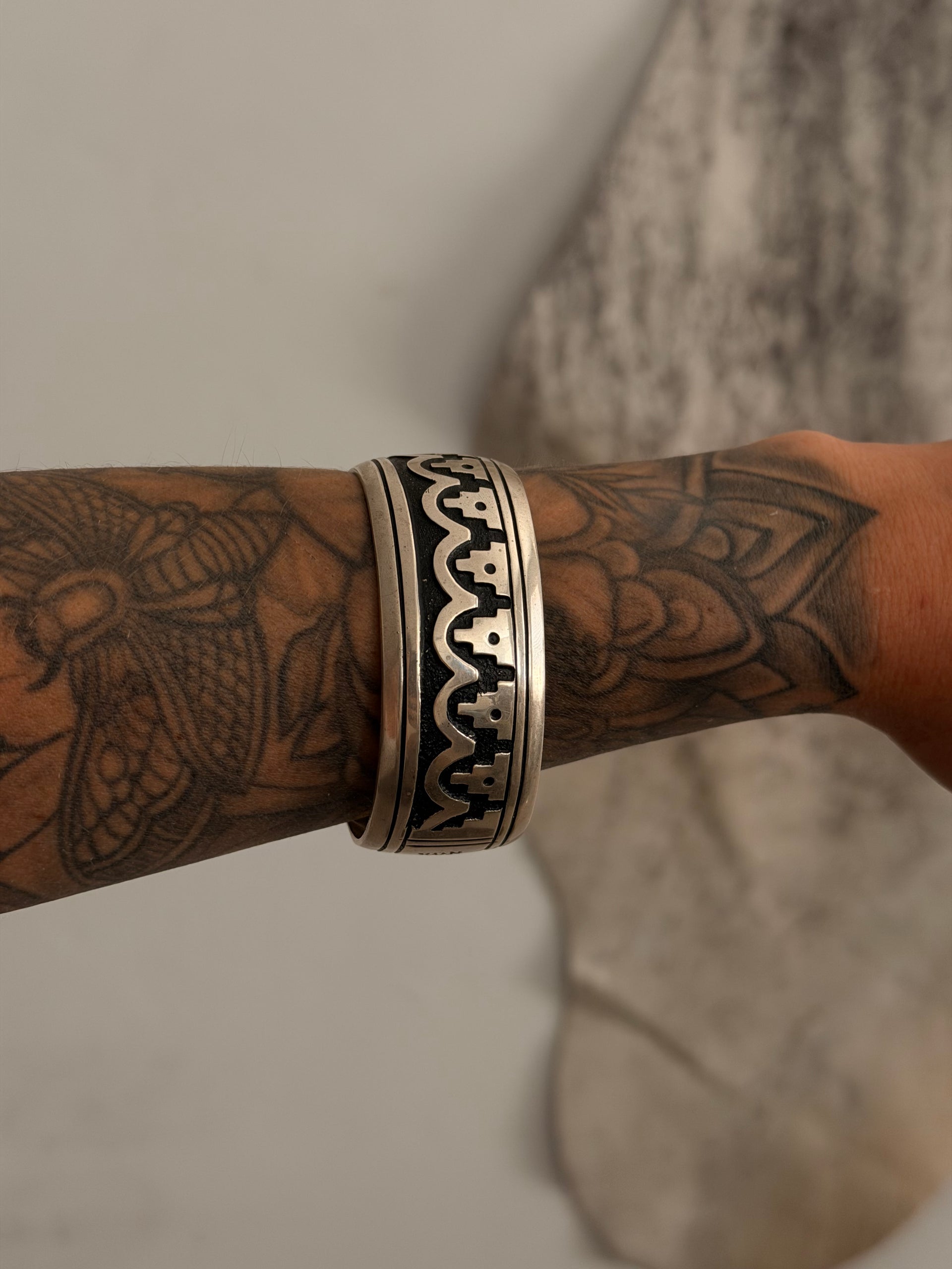 T & R Singer Sterling Silver Cuff Bracelet