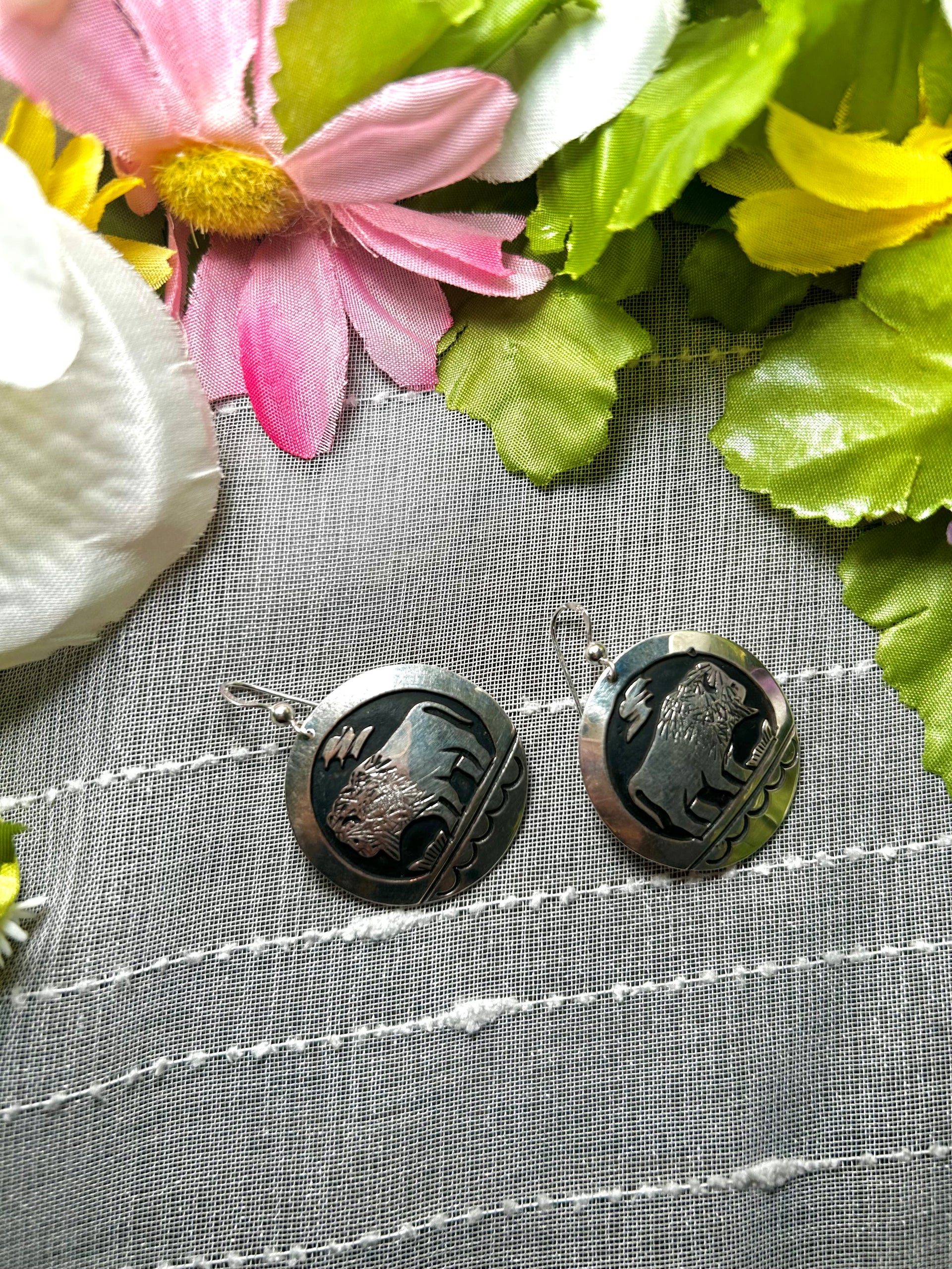 T & R Singer Sterling Silver Dangle Earrings