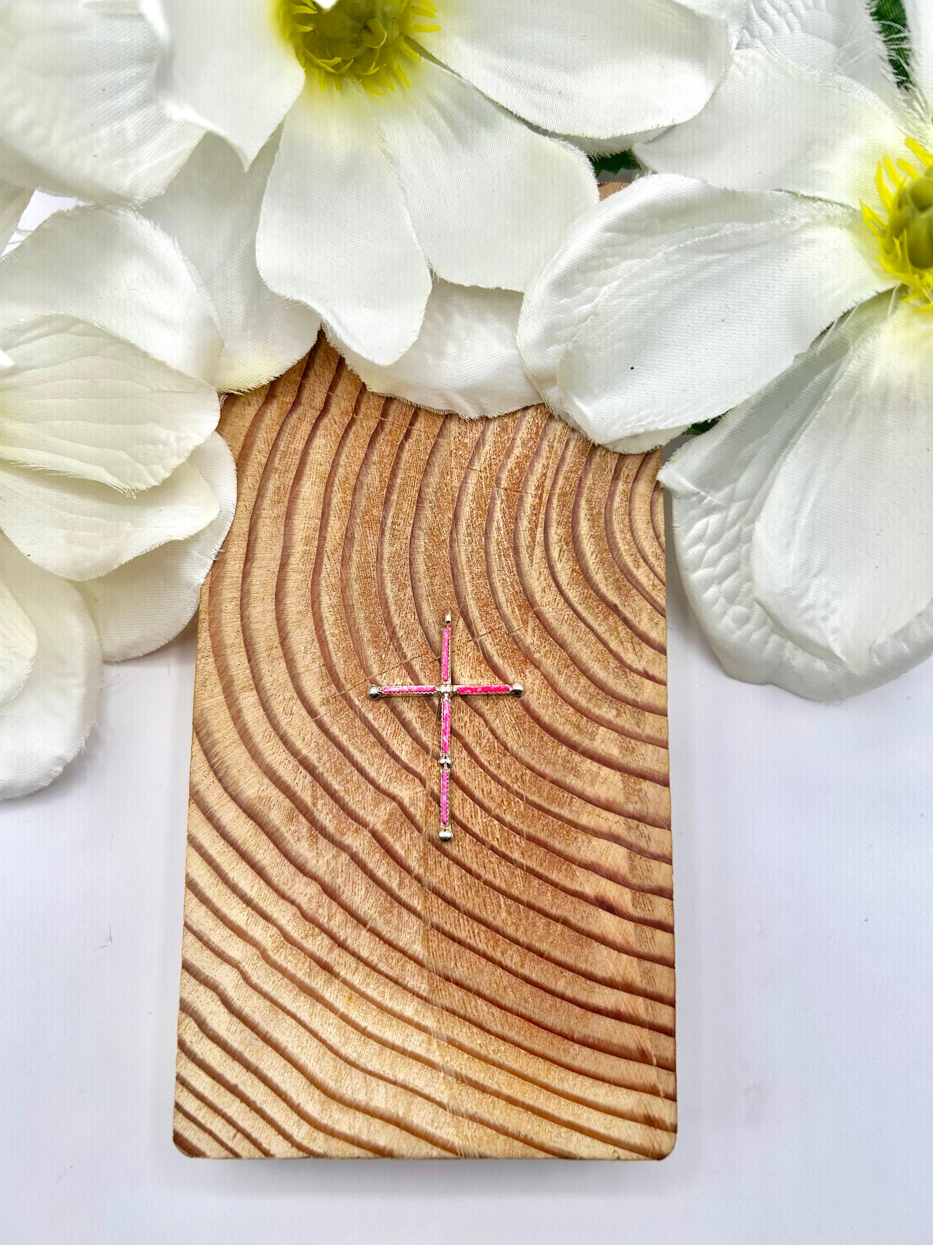Zuni Made Opal & Sterling Silver Pendant