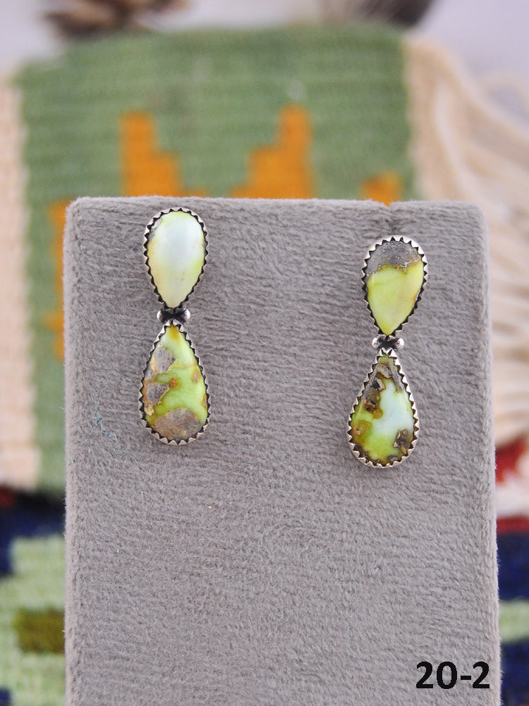 Southwest Made Palomino & Sterling Silver Post Earrings