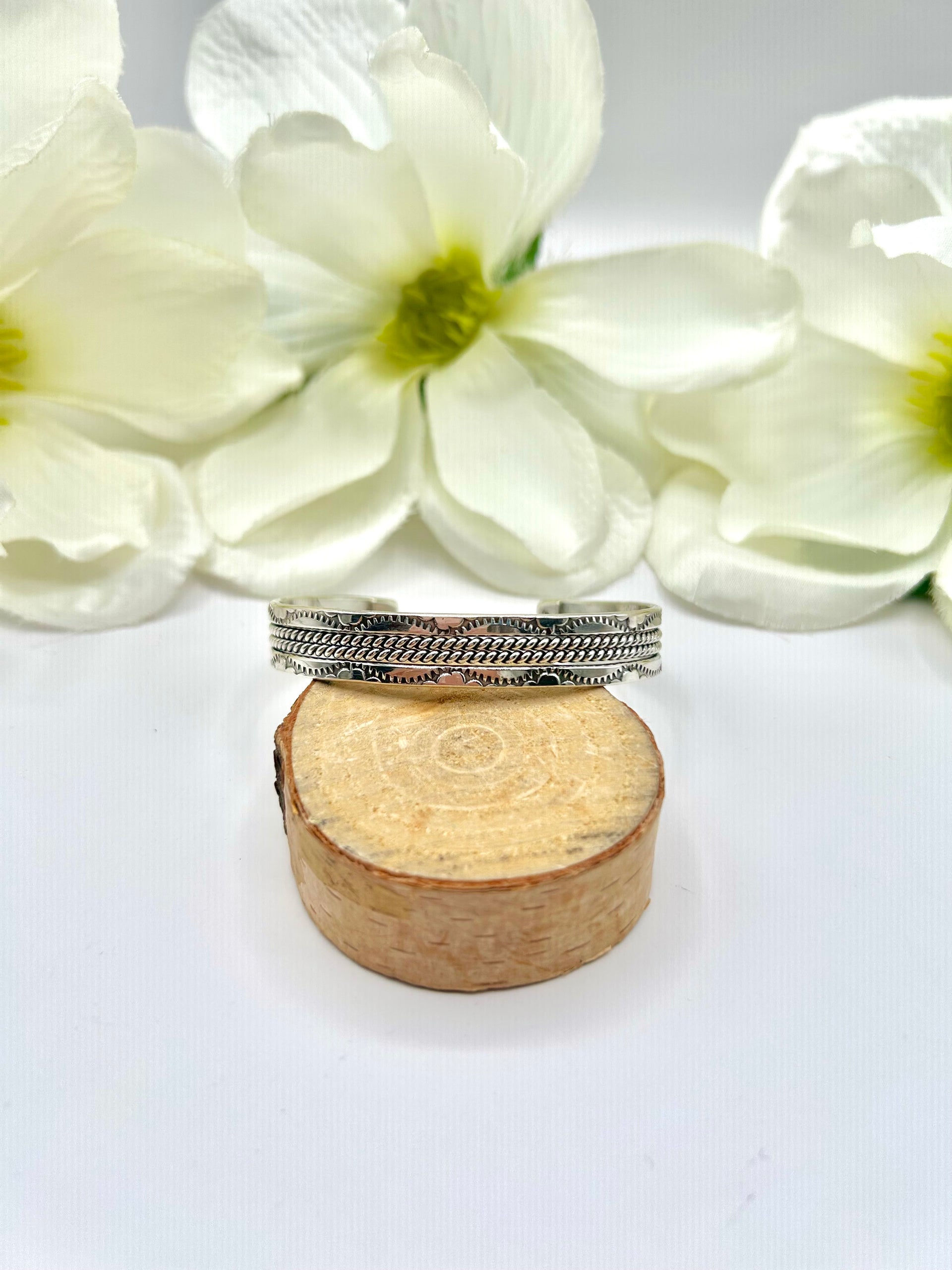 Navajo Made Sterling Silver Cuff Bracelet