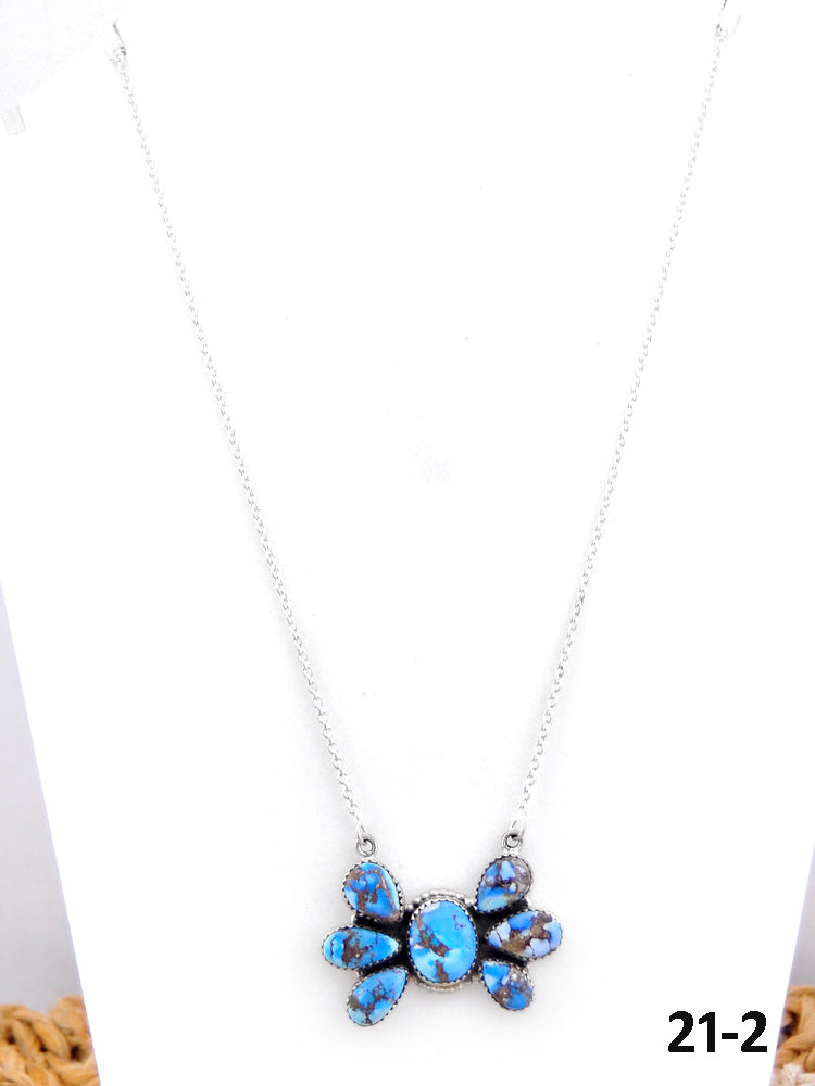 Southwest Handmade Golden Hills & Sterling Silver Necklace
