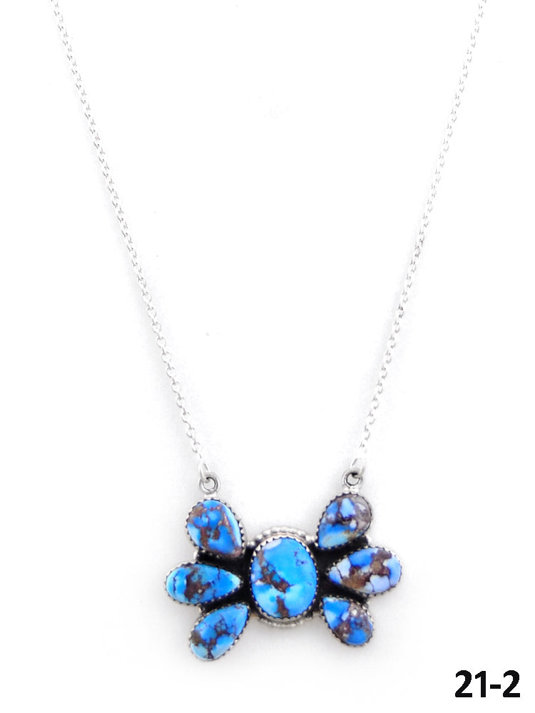 Southwest Handmade Golden Hills & Sterling Silver Necklace