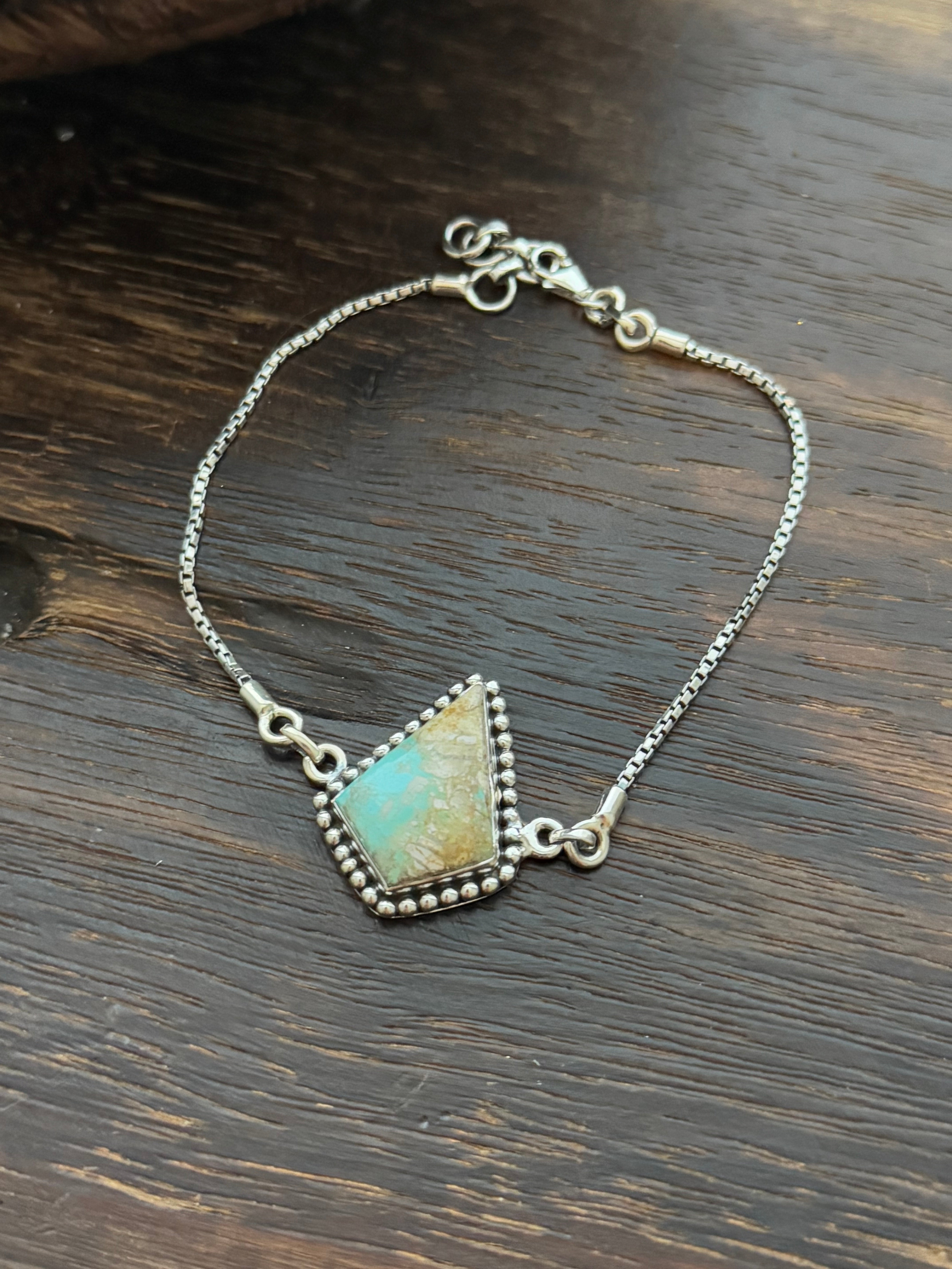 TTD Kingman Turquoise & Sterling Silver Bracelet